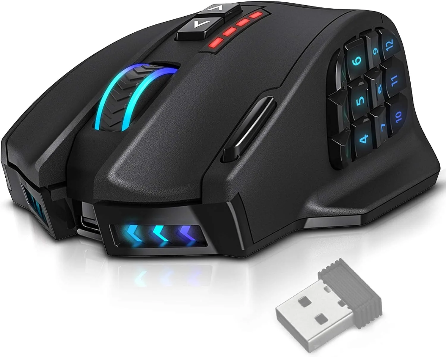 Mouse Gamer UtechSmart Venus Pro Wireless MMO 16000 DPI RGB