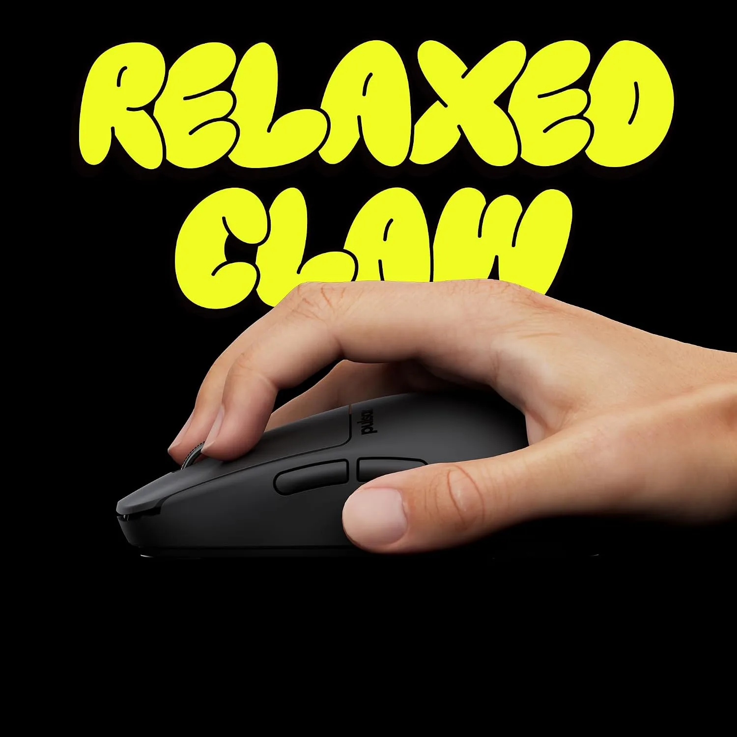 Pulsar Gaming Gears X2H Crazylight Wireless Gaming Mouse, Medium, Jet Black