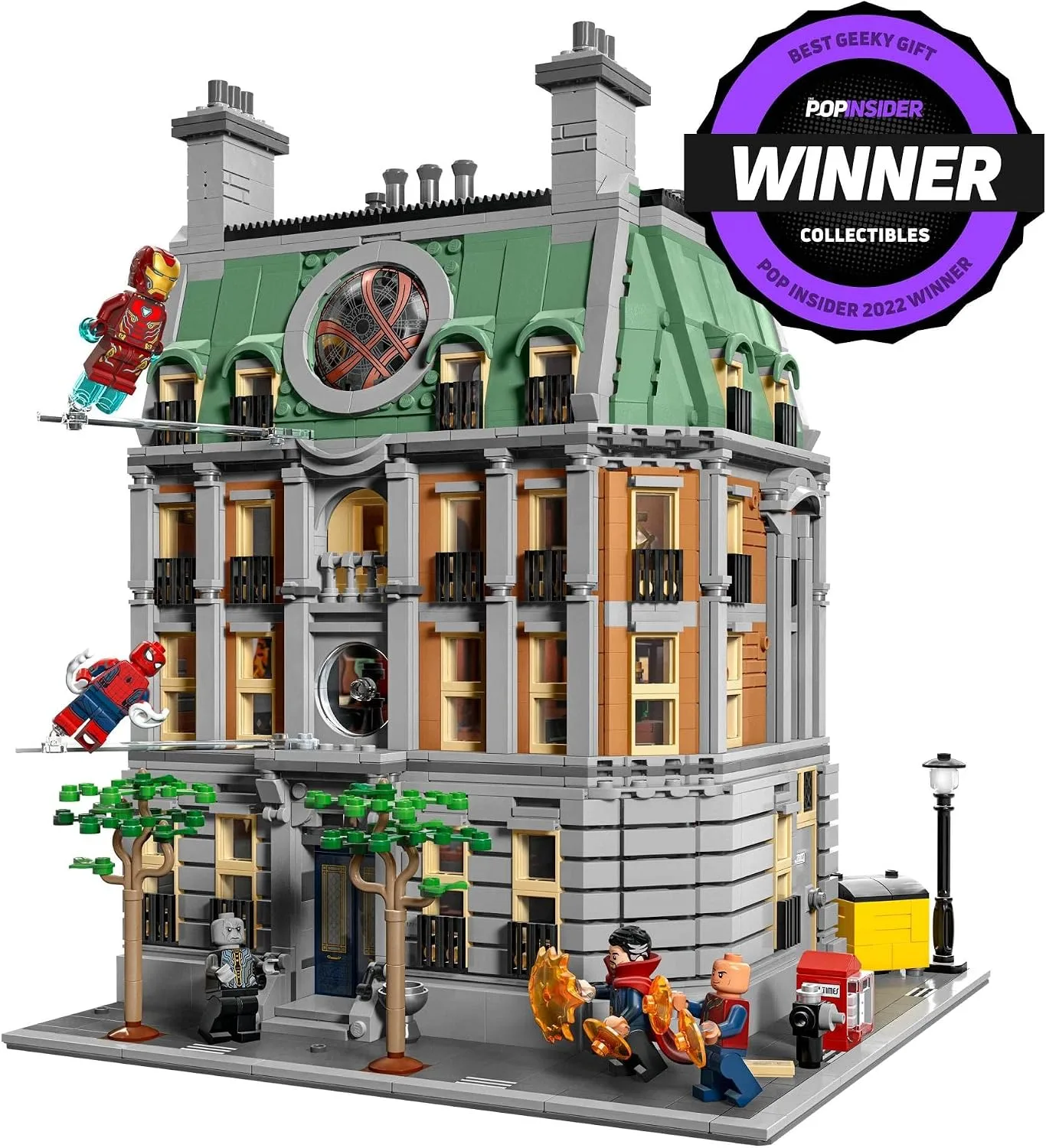 LEGO Marvel Sanctum Sanctorum 76218, 3-Story Modular Building Set, Avengers Movie Collectible, 9 Minifigures Including Doctor Strange, Wong, Spider-Man, Iron Man and The Scarlet Witch