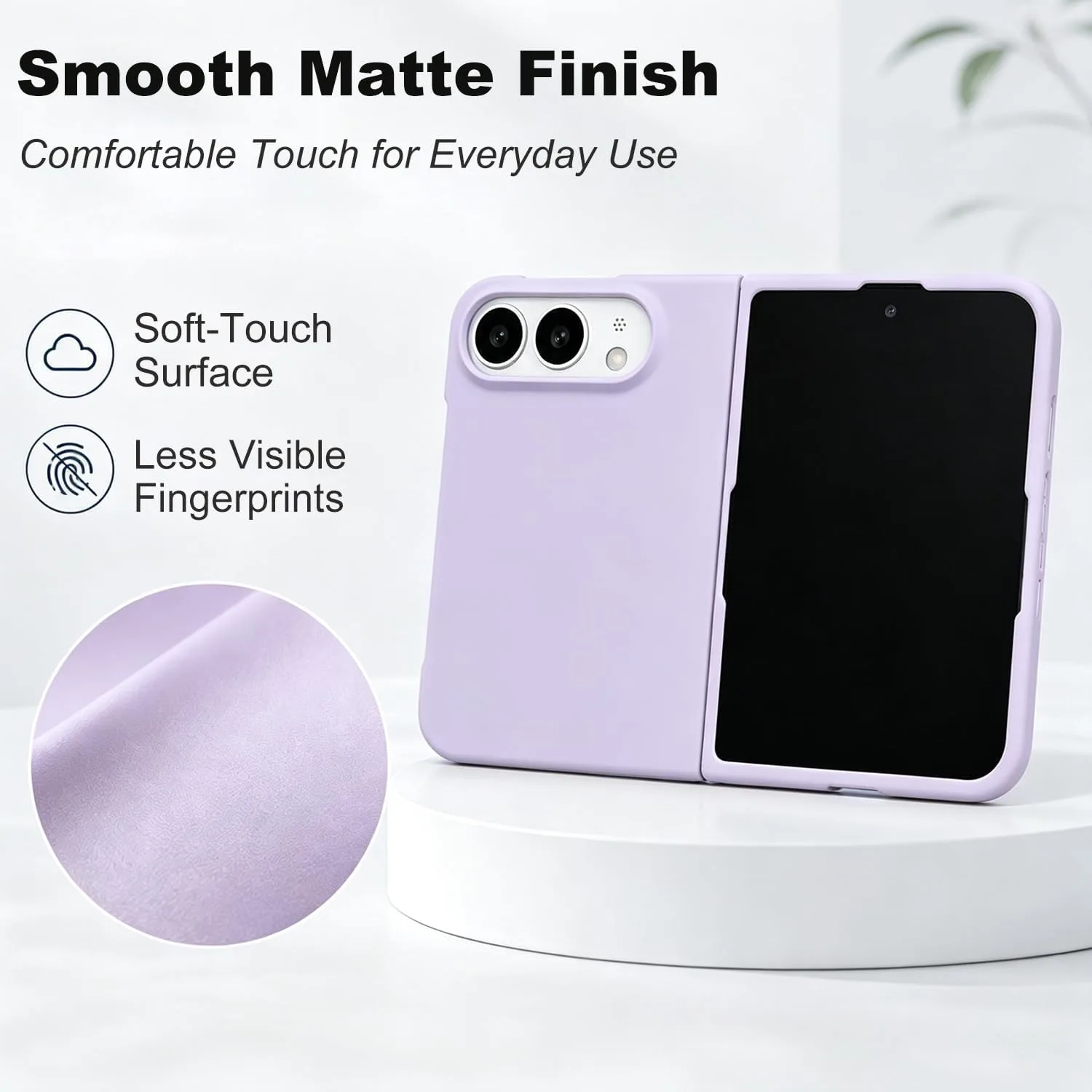 Matte PC Case for iPhone Duo - Purple