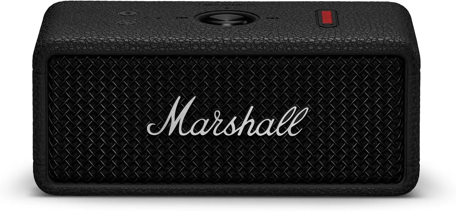Marshall Emberton III Portable Bluetooth Waterproof Speaker - Black/Silver
