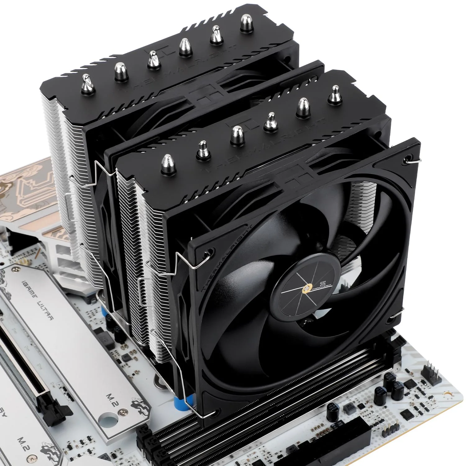 Thermalright Peerless Assassin 120 SE V3 CPU Air Cooler, 6 Heat Pipes Dual Towers Cooler, with Dual TL-P12 PWM Fans, 2000RPM Speed, Desktop PC Cooler for Intel LGA 1851/1700/1150/1151/1200,AMD:AM4 AM5
