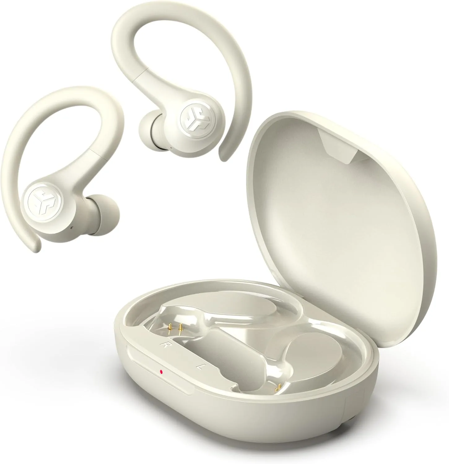JLab, Go Sport+, True Wireless Workout Earbuds, Bluetooth Sport Earbuds, Clear Calling, Sand