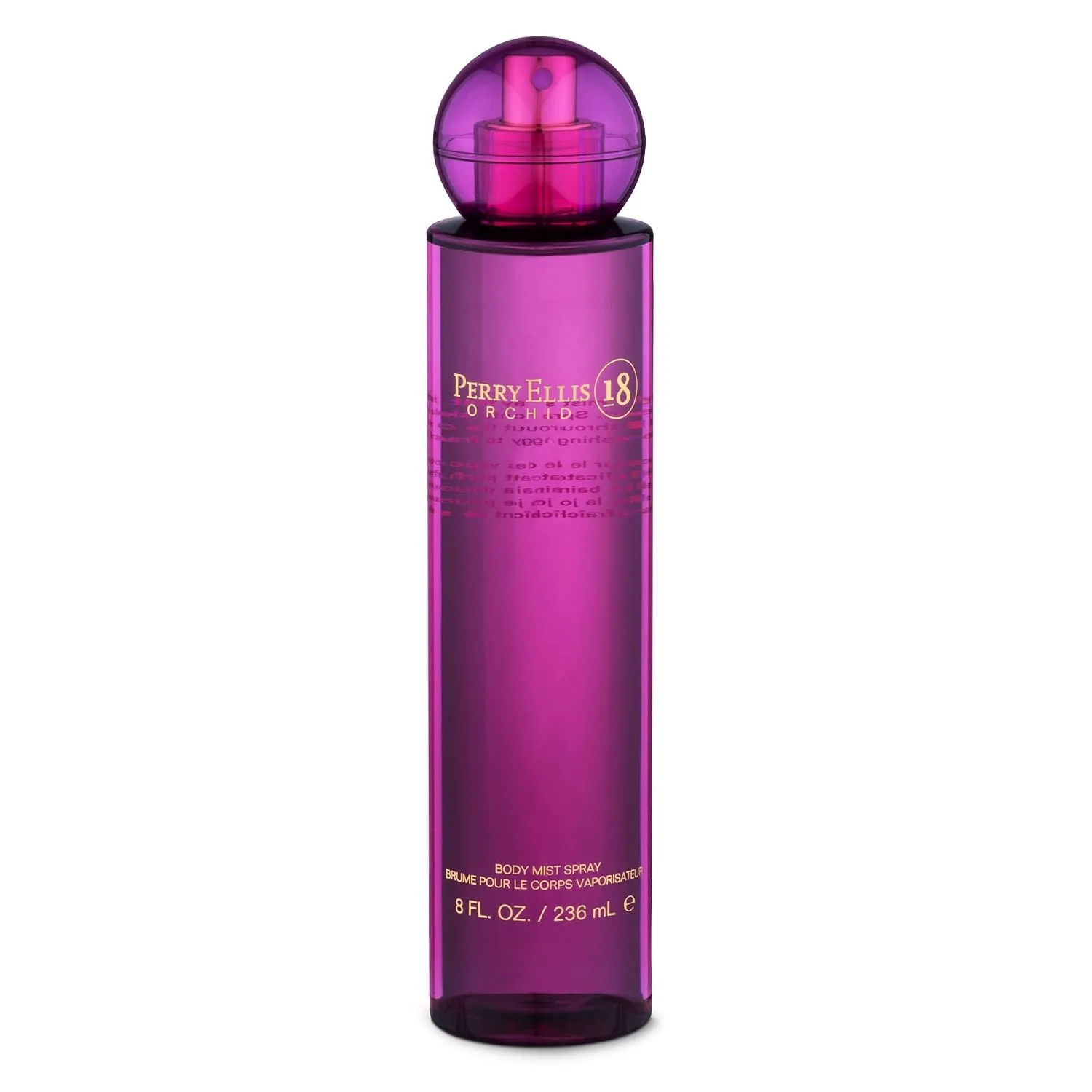Perry Ellis 18 Orchid Body Spray for Women Long Lasting, 8 Fl Oz (200 mL)