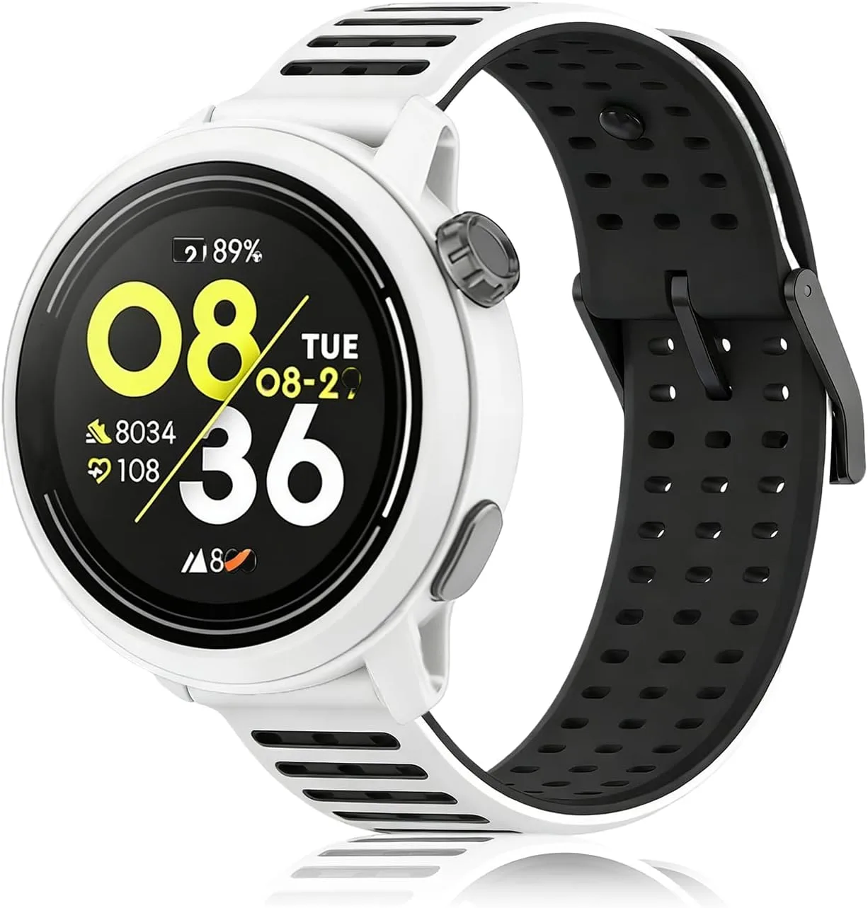 Silicone Replacement Bands Compatible with COROS PACE 3/4/Pro, COROS APEX PRO/2 Pro/APEX 46 MM/4 42MM, Soft & Breathable Smartwatch Straps for Women and Men