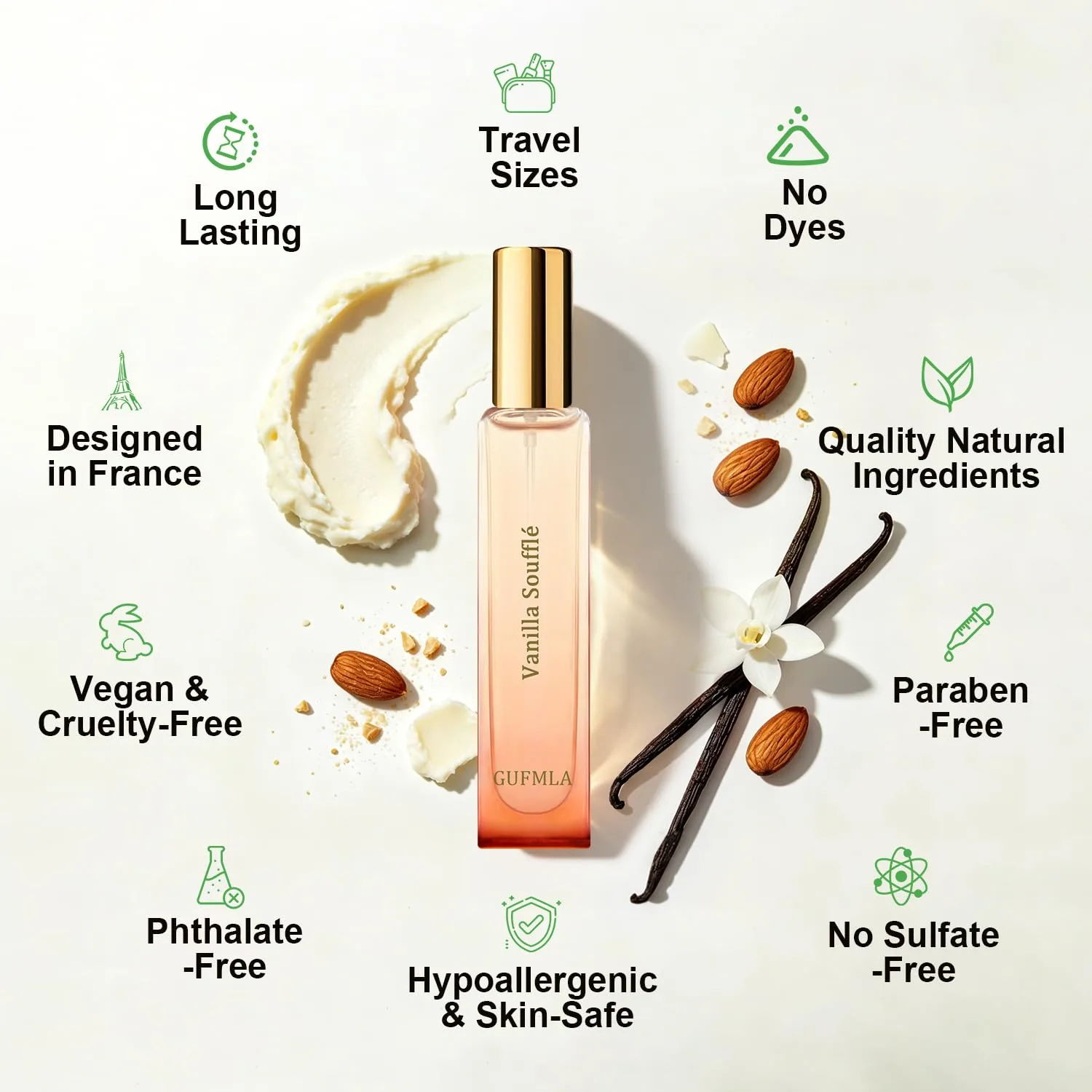 Pheromones Vanilla Perfume for Women Travel Size 15ml