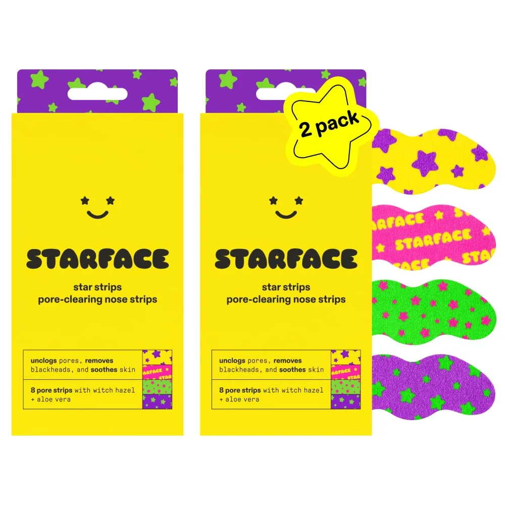 Tiras para poros Starface Star Strips™ Deep Cleansing Blackhead para nariz 16 unidades