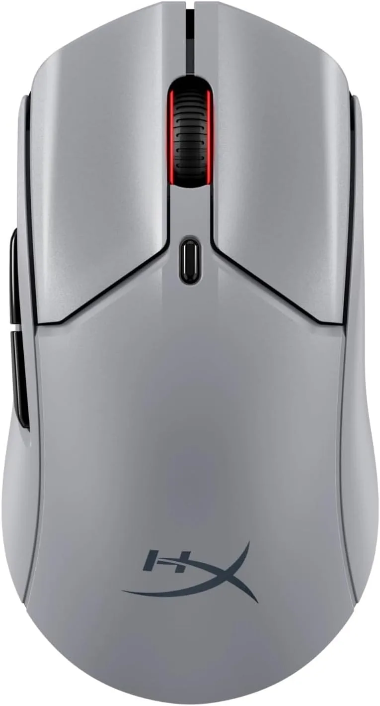 HyperX Pulsefire Haste 2 Pro 4K Wireless Gaming Mouse for PC, 4k Polling, Rechargeable 90 Hour Battery, Lightweight 61g, 26K Sensor, 2.4GHz, Bluetooth, Slate Grey