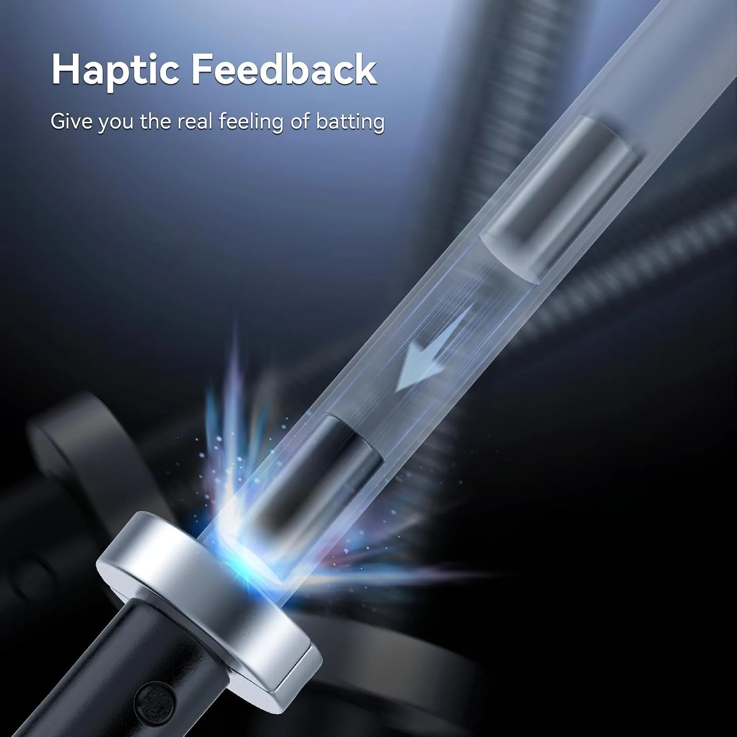 AMVR GA1 31.5 Inch VR Haptic Feedback Golf Club Attachment for Q3/Q3S