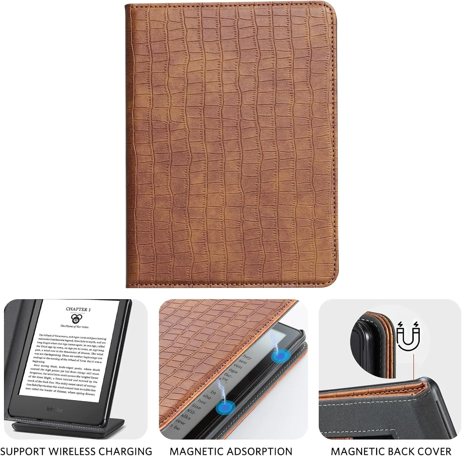 CoBak Case with Stand for for 6" Kindle (2024 & 2022, 11th Gen)