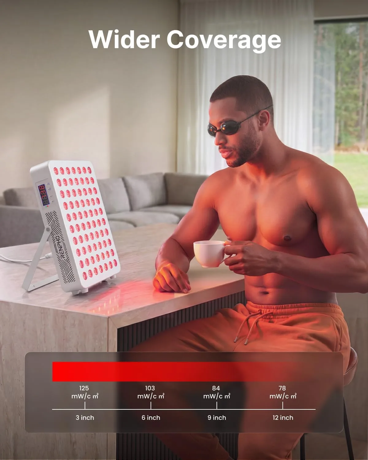 RENPHO FSA Eligible HSA 70 LEDs Red Light Therapy for Body Panel Device
