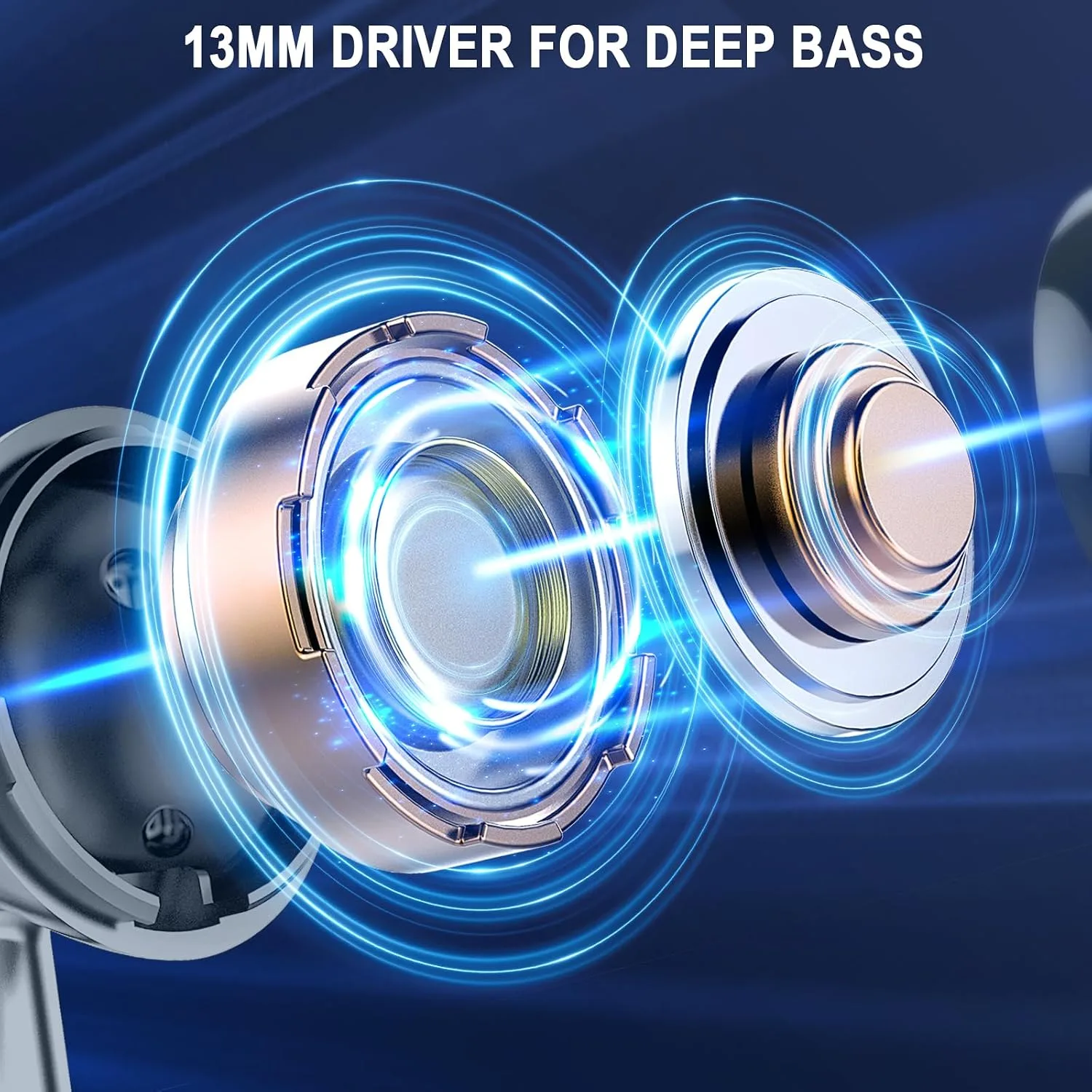 Wireless Earbuds, Bluetooth 5.4 Ear Buds, LED Power Display, 6D Bass Stereo