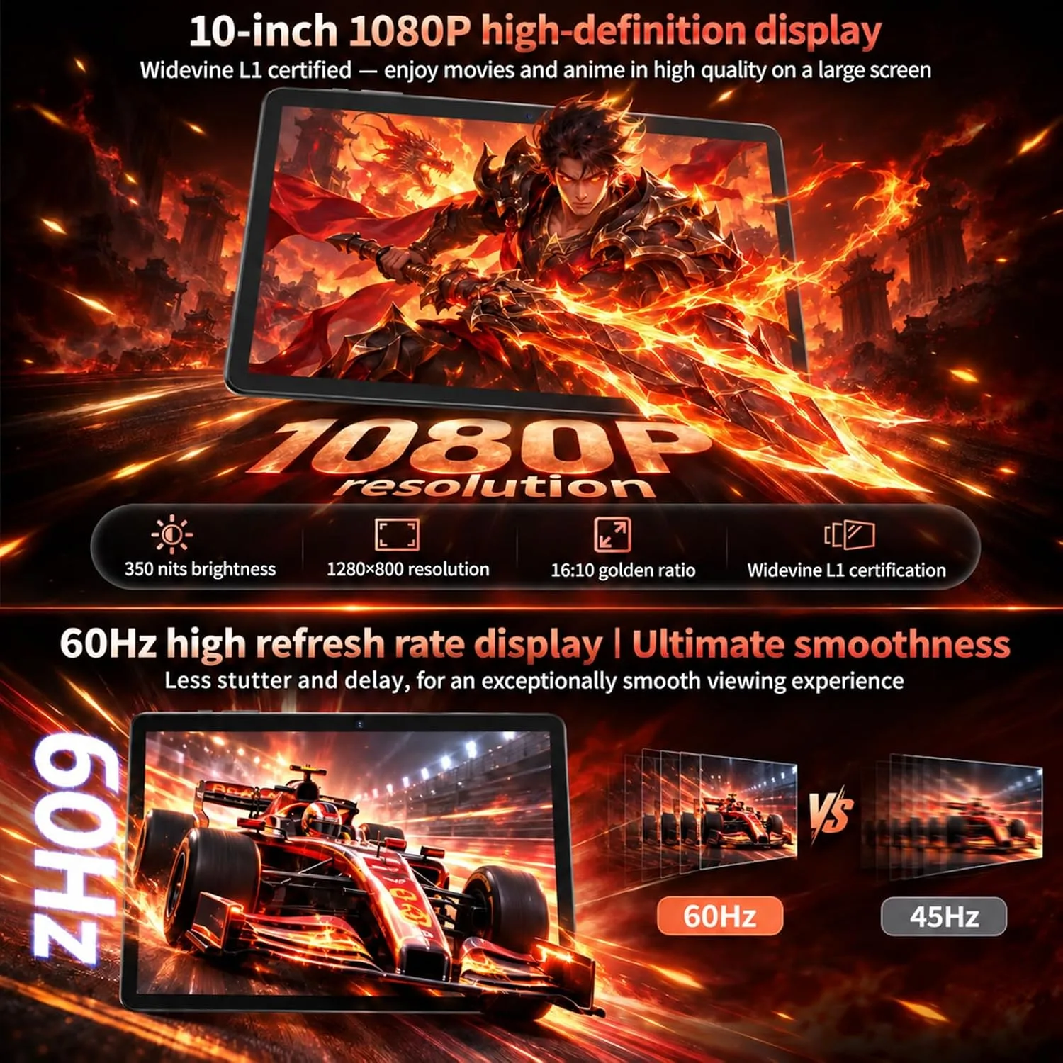 Android Tablet, 2026 Android 16 Tablet with Keyboard, 32GB+256GB, Gemini AI