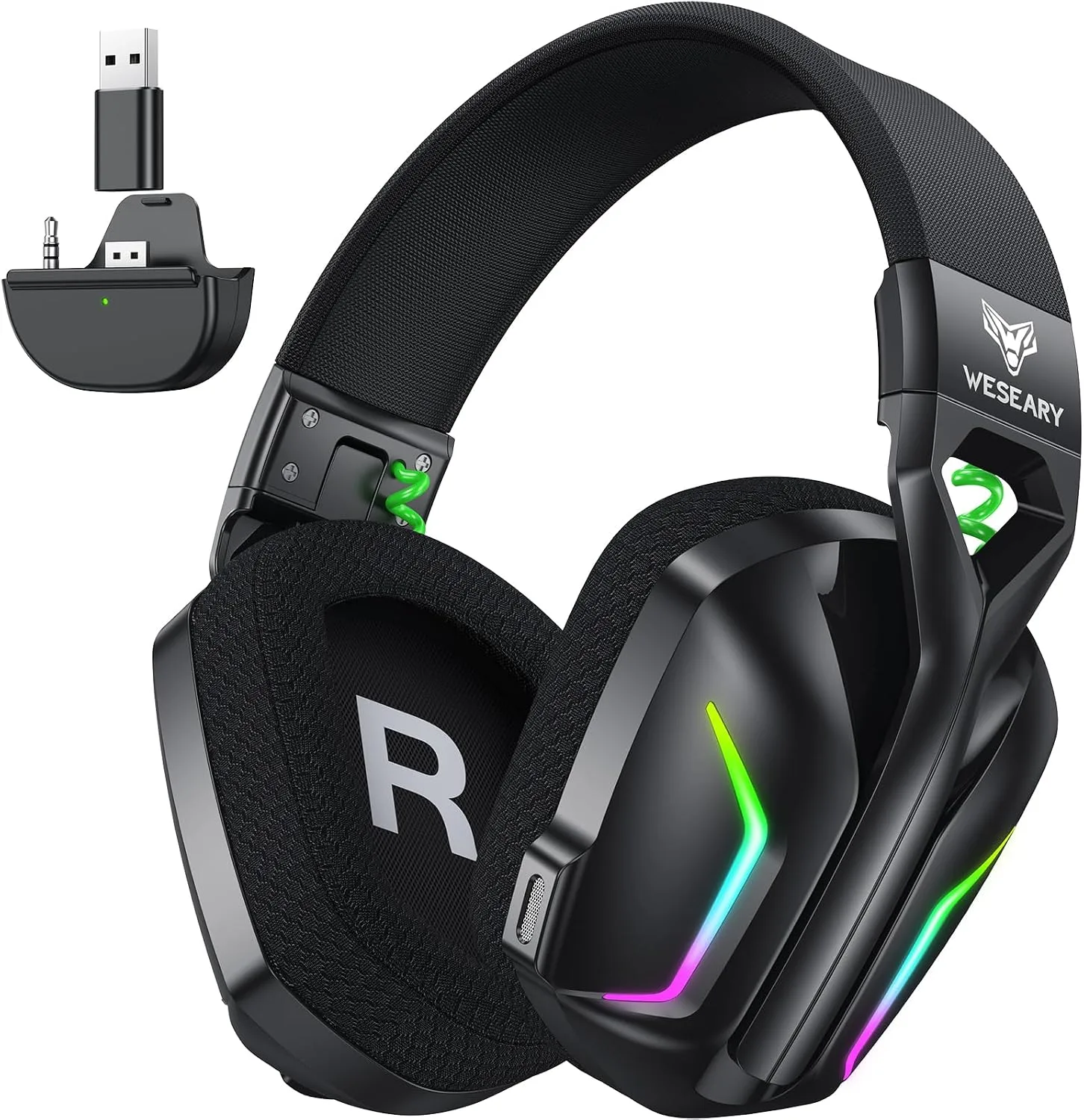 WESEARY Wireless Gaming Headset for Xbox Series X|S, Low Latency-80Hr