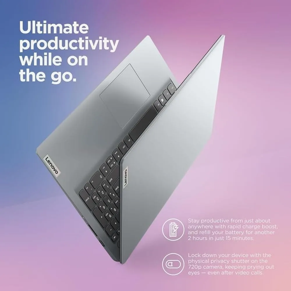 Lenovo IdeaPad Slim 3, 15.6 Inch FHD Laptop | Backlit Keyboard | AMD Ryzen 5 5625U, 6-Core Processor, Up to 4.3GHz | 16GB RAM, 2TB SSD | Windows 11 | WiFi-6 | Lightweight and Ultra-Slim