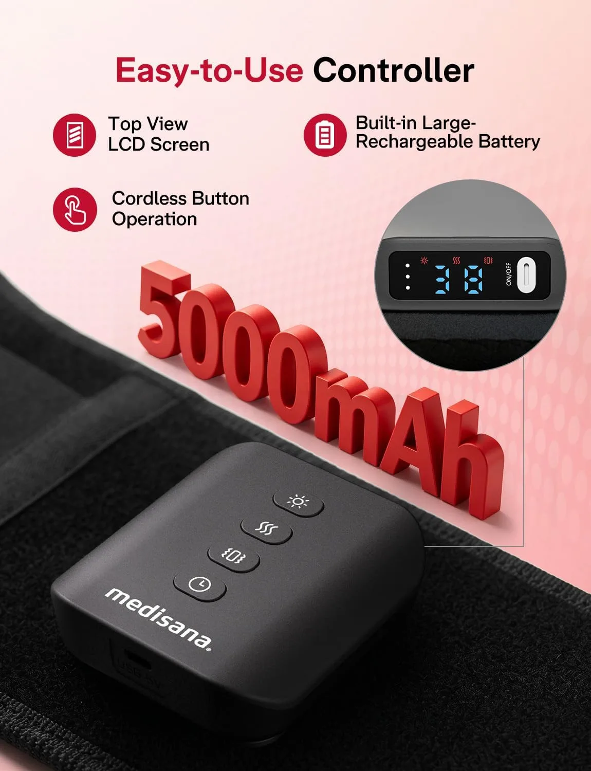 Medisana Upgraded Red Light Therapy for Body