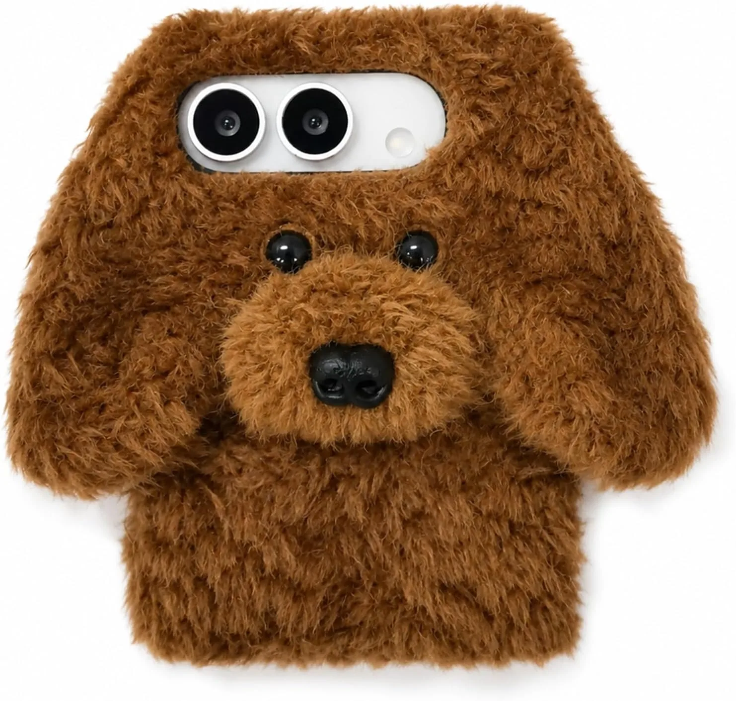Funda para iPhone Losin Duo Peluche Perro Marrón