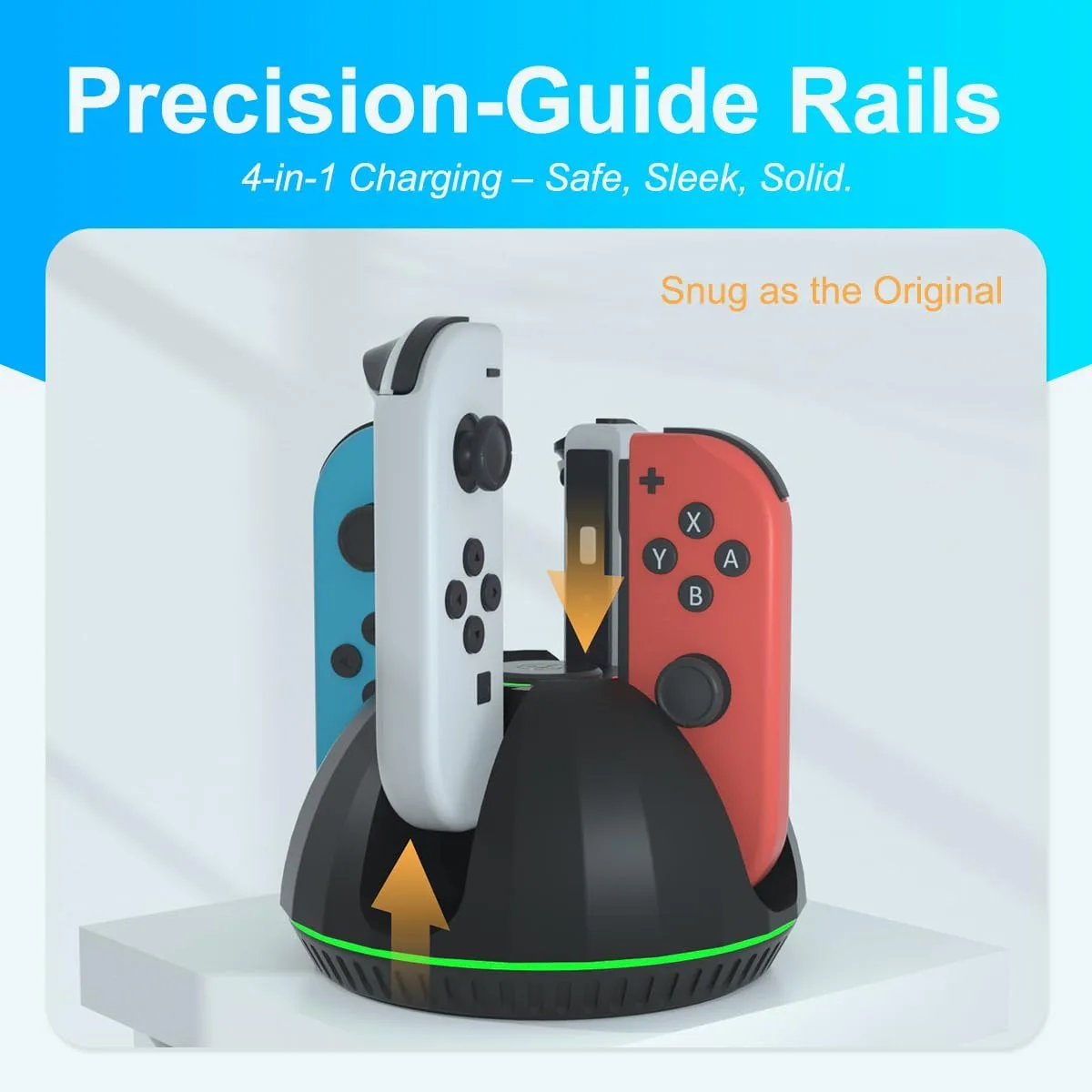 Switch JoyCon Charging Dock for Nintendo Switch Controller Charging Station