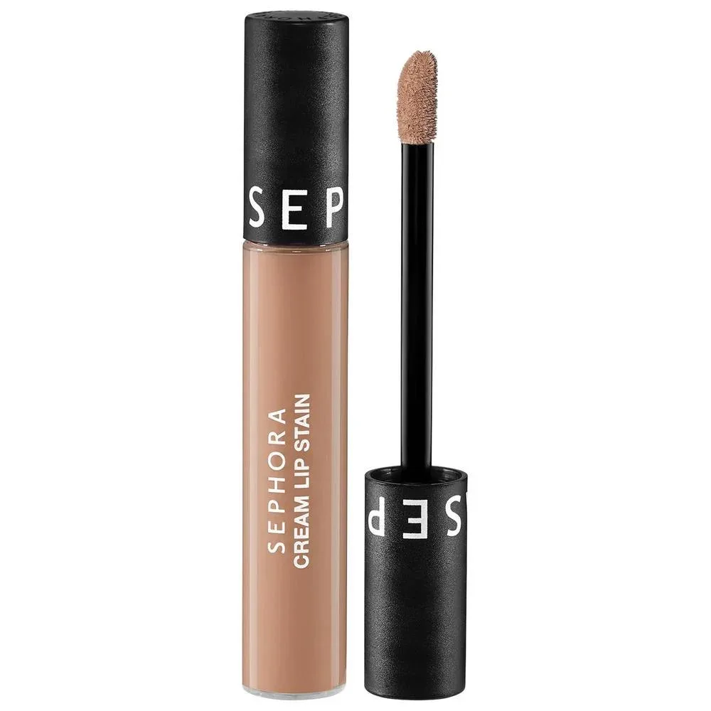 Cream Lip Stain Labial Líquido 10HR - 01 Always Red matte classic red / 0.16 oz. / 5 mL - 32 Iced Latte matte pale nude beige / 0.16 oz. / 5 mL