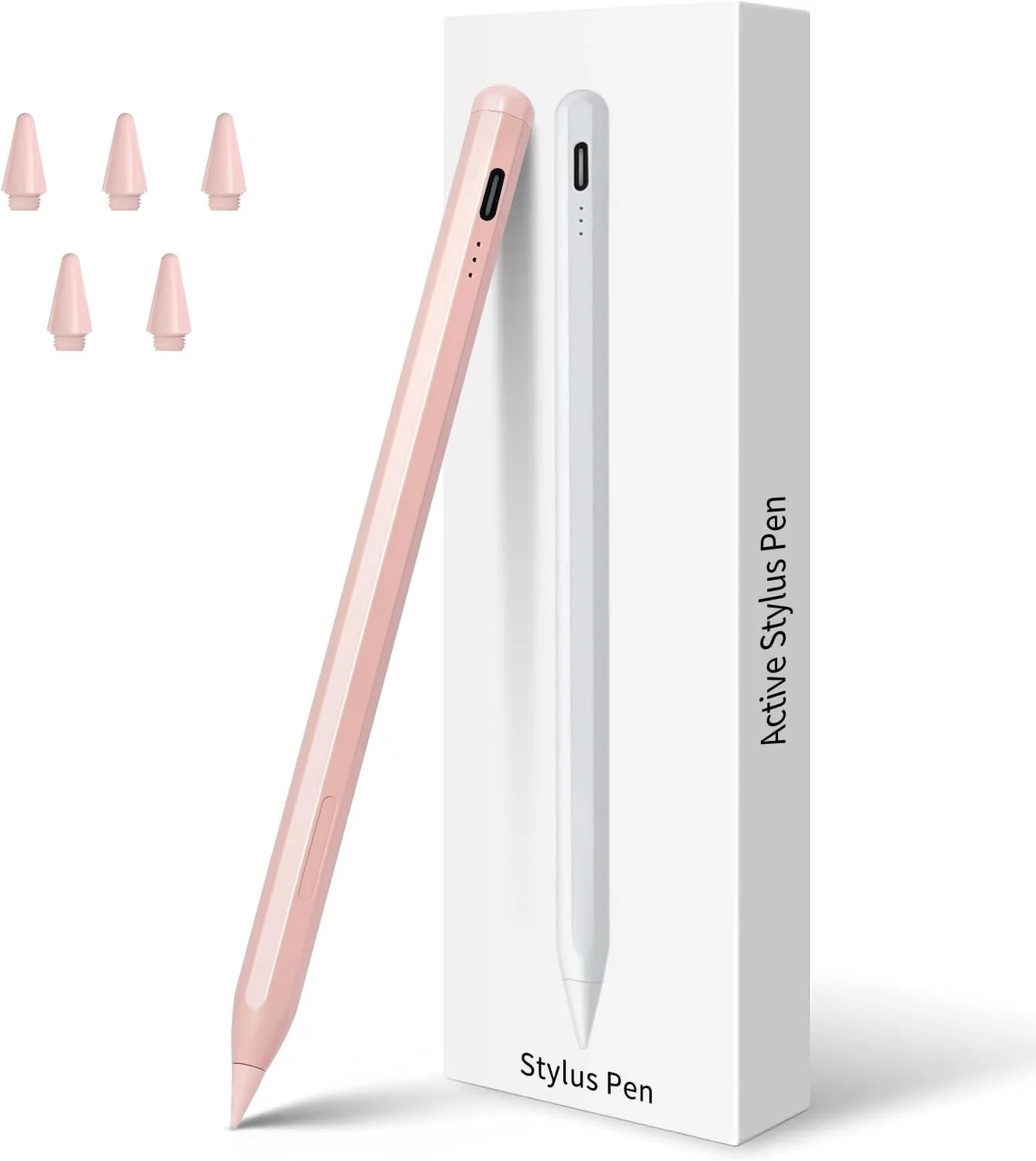 Stylus Pen for iPad 11th&10th&9th Generation,Fast Charge Pencil for Apple iPad,Palm Rejection,Tilt Sensitivity,Compatible with 2018-2025 iPad11/10/9/8/7/6th,Pro 13" M4/12.9"/11",Air 3/4/5/M2,Mini 5/6