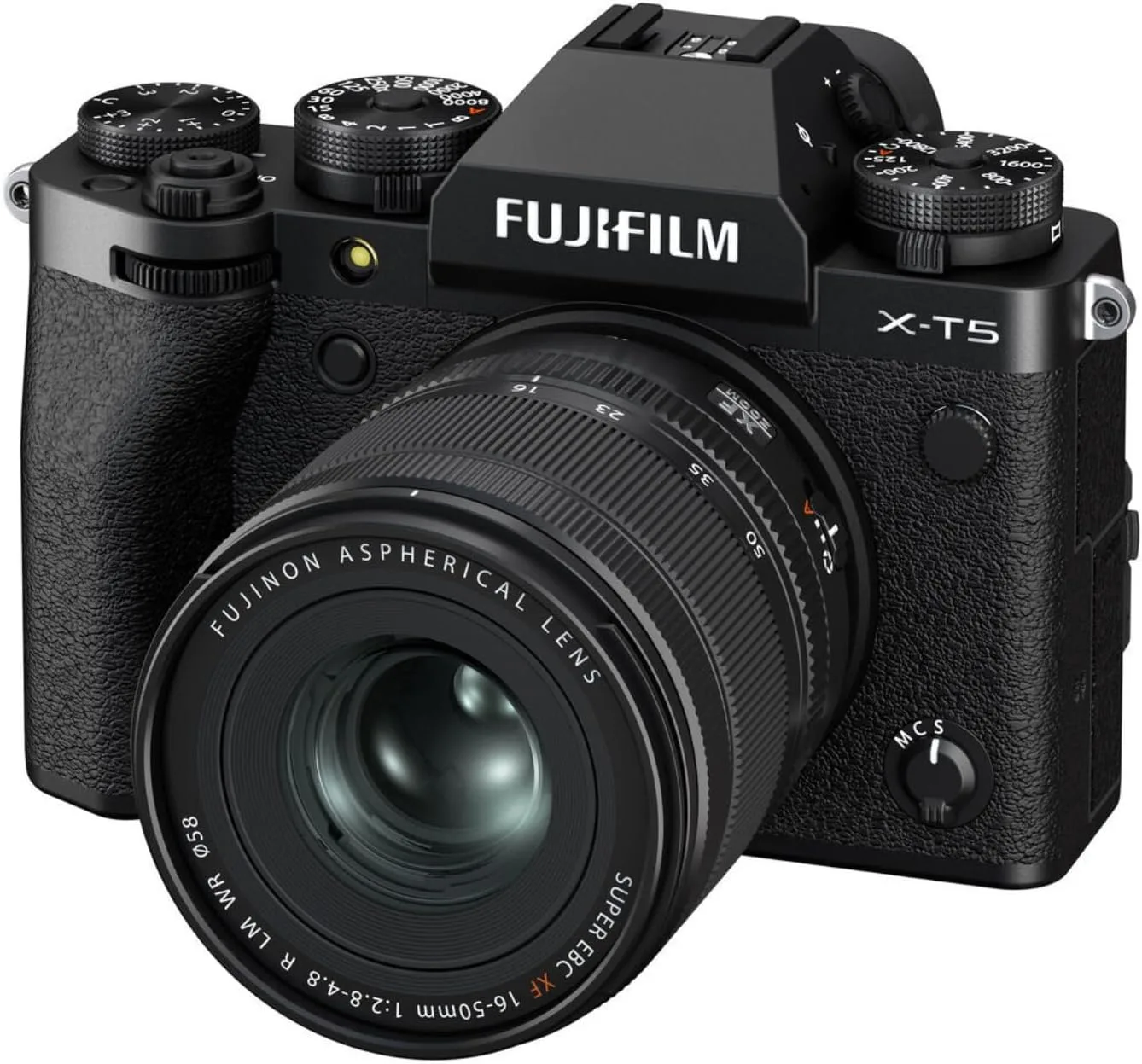 FUJIFILM X-T5 Mirrorless Digital Camera XF16-50mmF2.8-4.8 R LM WR Lens Kit - Black