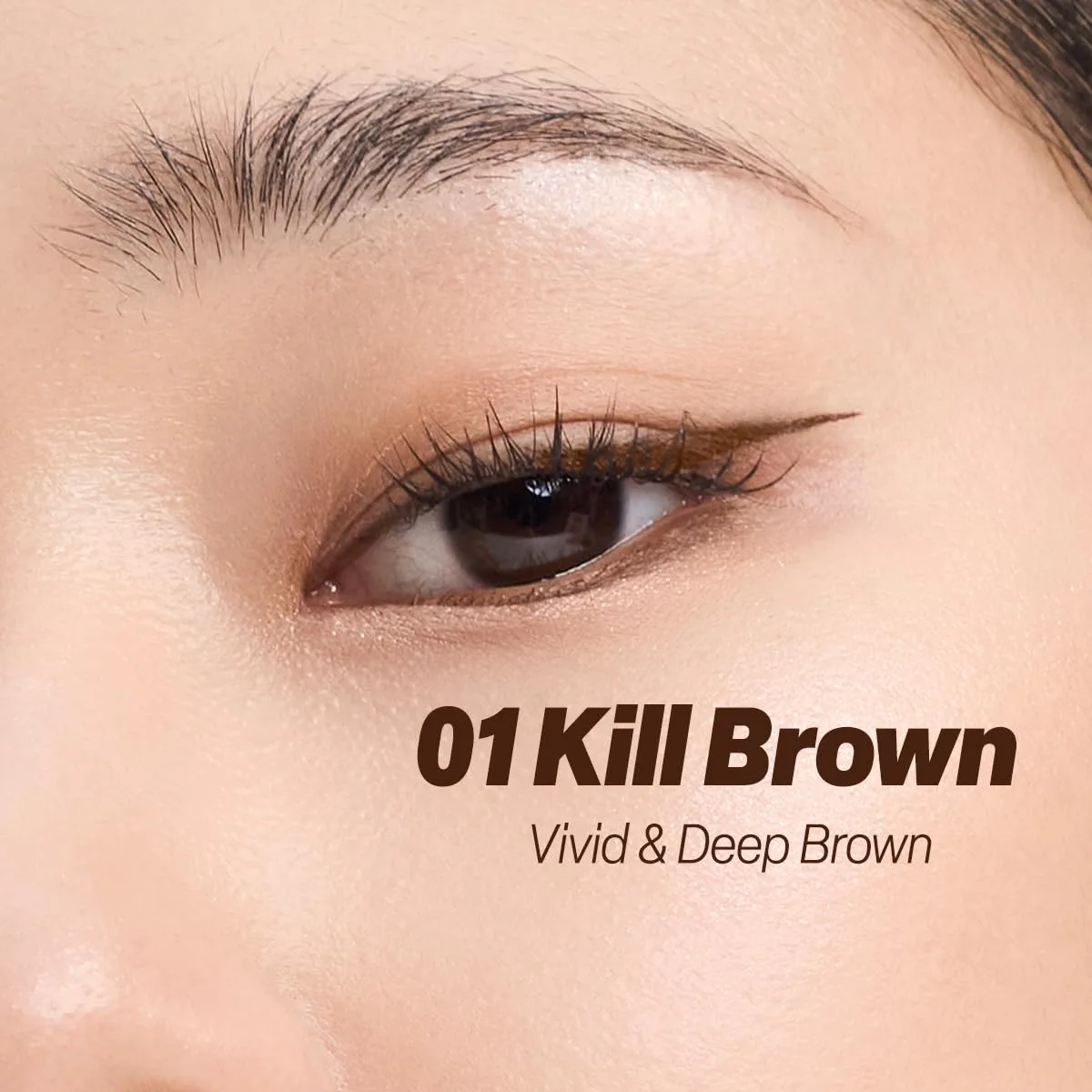 CLIO Superproof Pen Liquid Eyeliner, Waterproof Smudge Proof Long Wear, Ultra Precision Sponge Tip, One Stroke High Pigment Color, Fast Dry Formula, Sharp Wing, Safe for Sensitive Eyes (002 Brown)