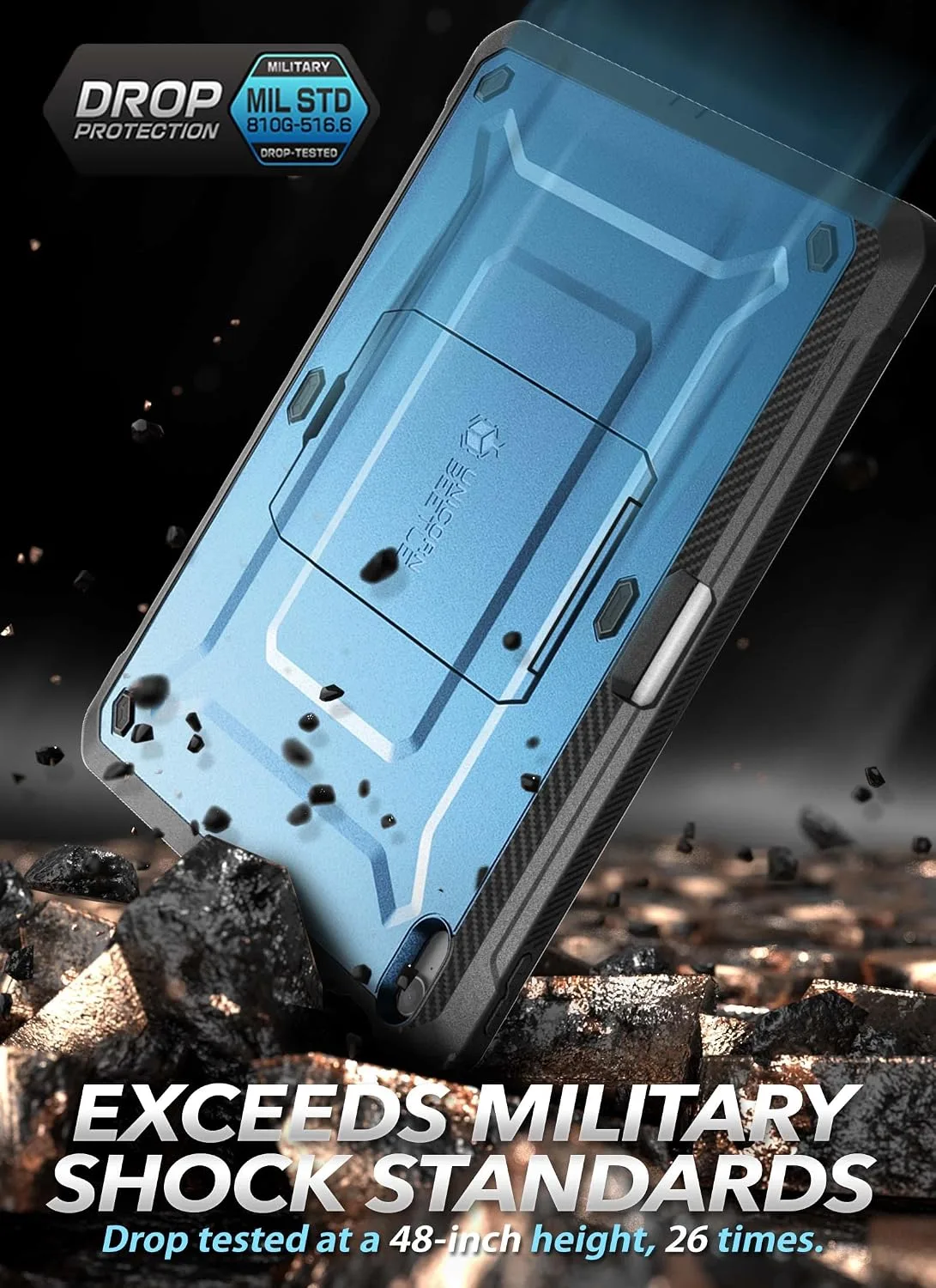 SUPCASE for iPad 11th Gen A16 11" 2025 Case with Screen Protector, Blue