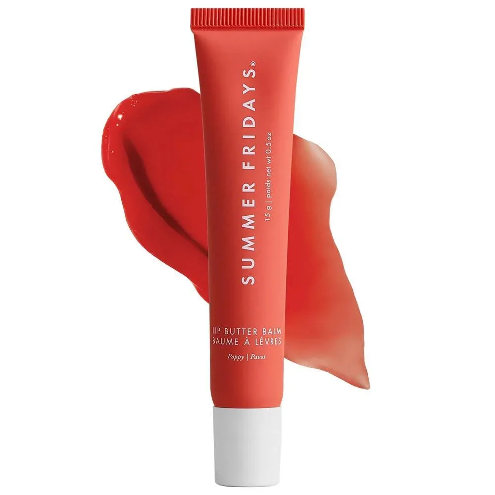 Lip Butter Balm Tratamiento para Hidratación + Brillo Nutritivo - Vanilla - sheer clear - Poppy - sheer citrus coral