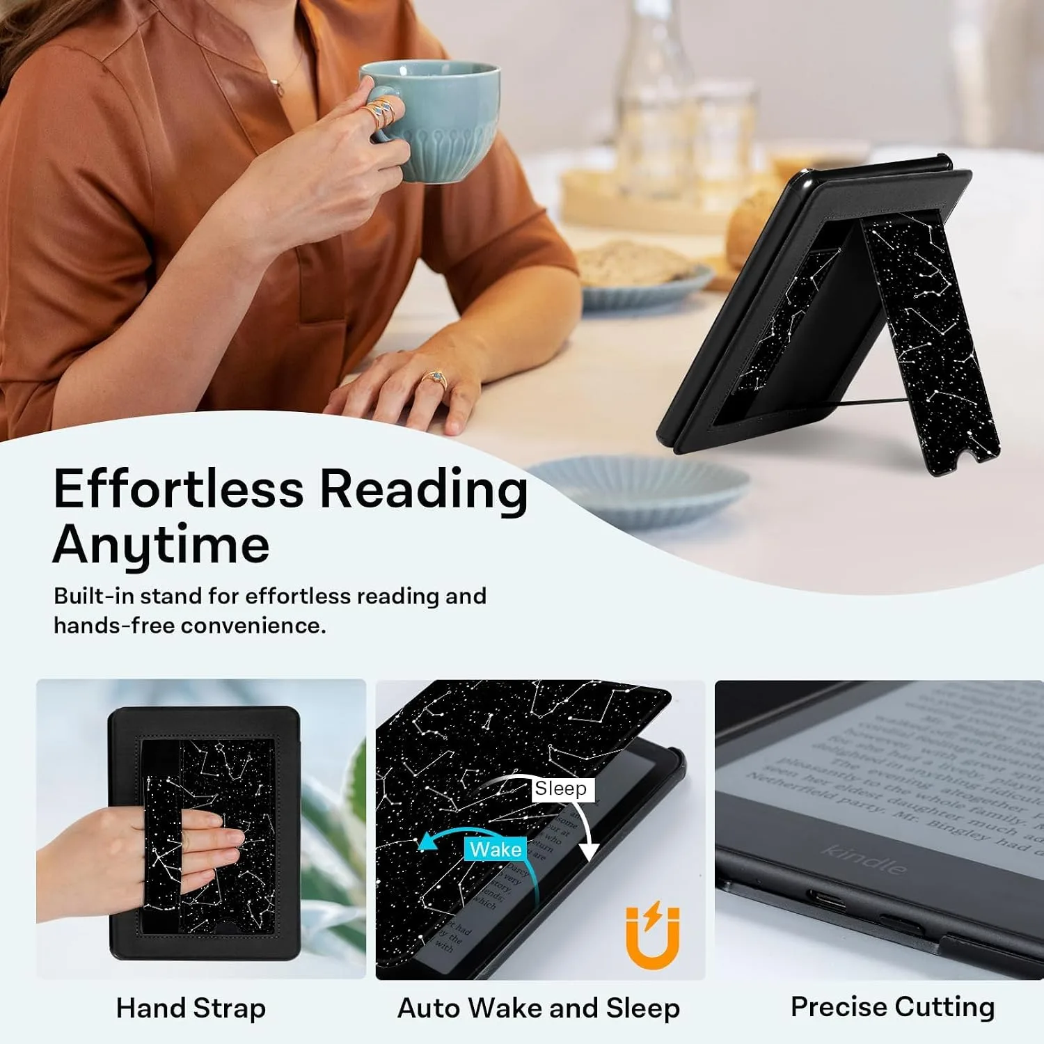 CoBak Case for 7" Kindle Paperwhite 12th Gen 2024 and Kindle Colorsoft