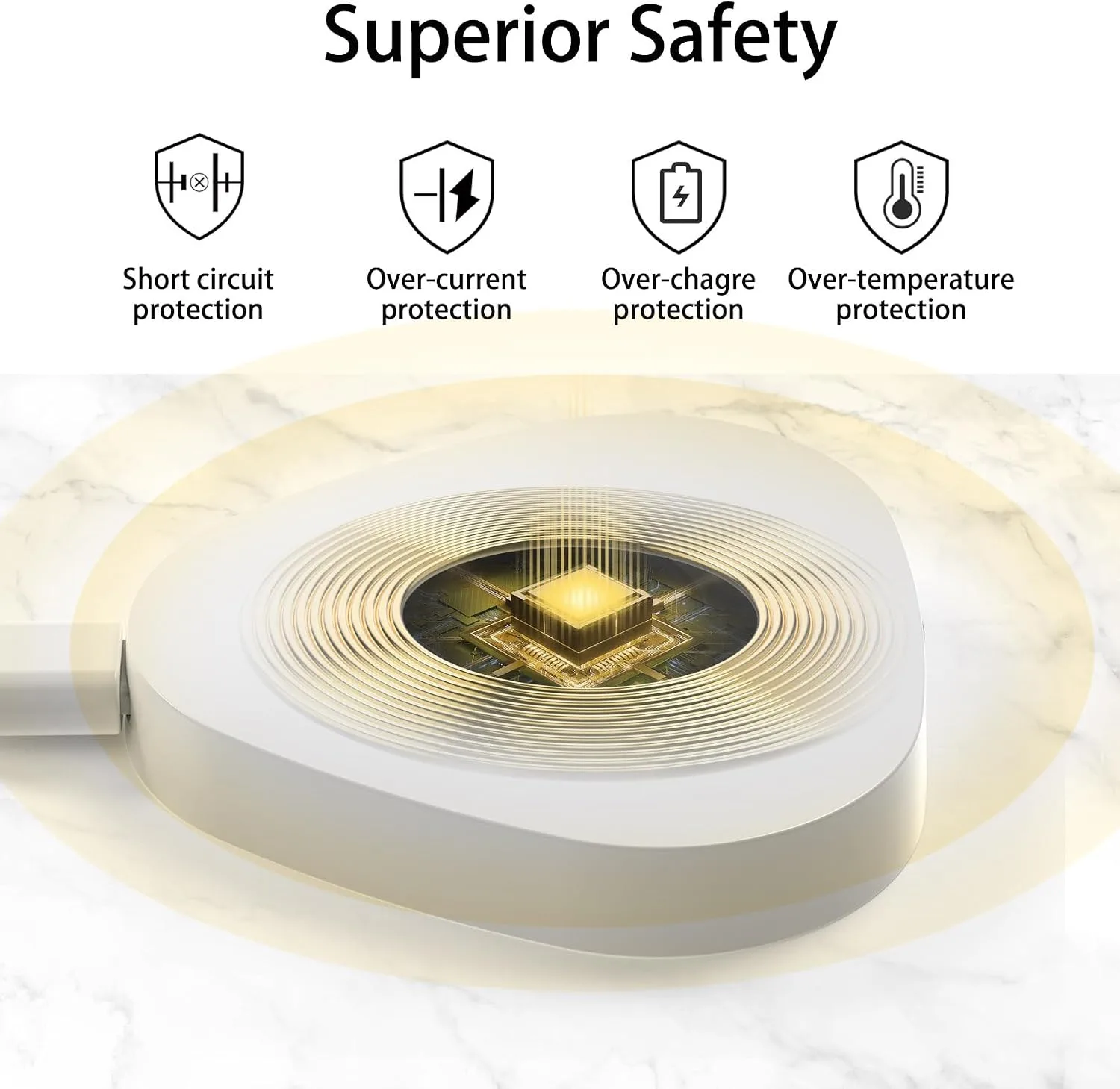 Wireless Charger Compatible with Sonos Roam Gen 2nd/1st, Magnetic Charging Base, Power up Charging Dock for Portable Bluetooth Speaker for Sonos Roam SL(White)