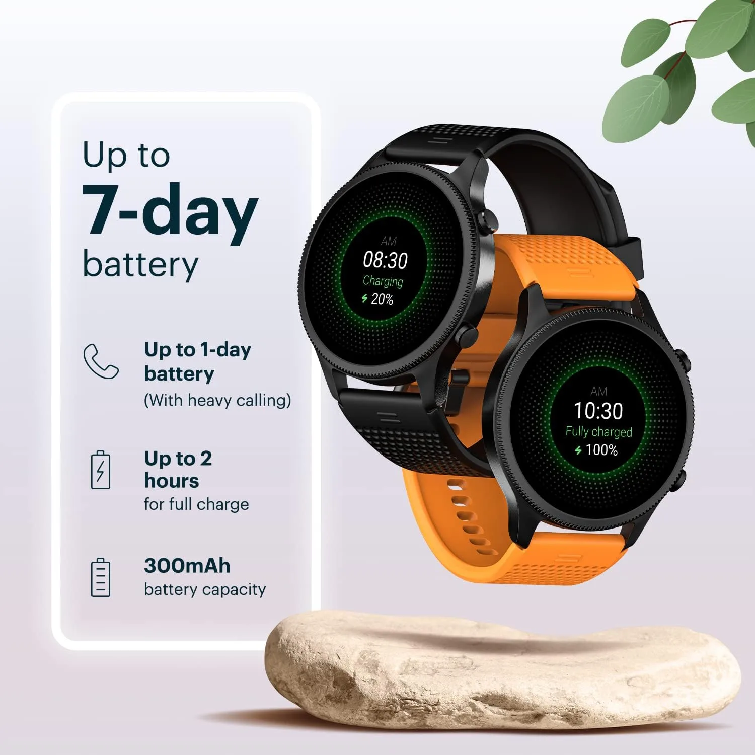 Noise Halo Premium Metallic Smartwatch, 1.43" AMOLED Display, 7 Day Battery, BT Calling (Make/Answer), Dust & Water Resistant, 100+ Sport Modes, NoiseFit App Supprt, 1 Year Warranty (Classic Black)