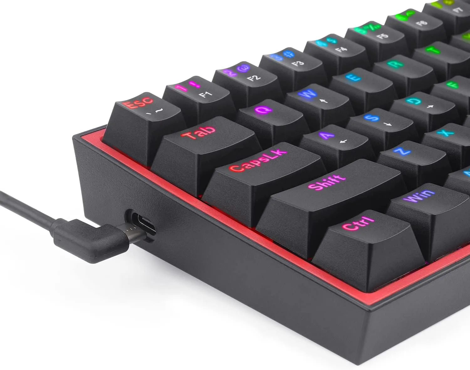 Redragon K617 Wired 60% Compact Hot-Swap RGB Gaming Mechanical Keyboard
