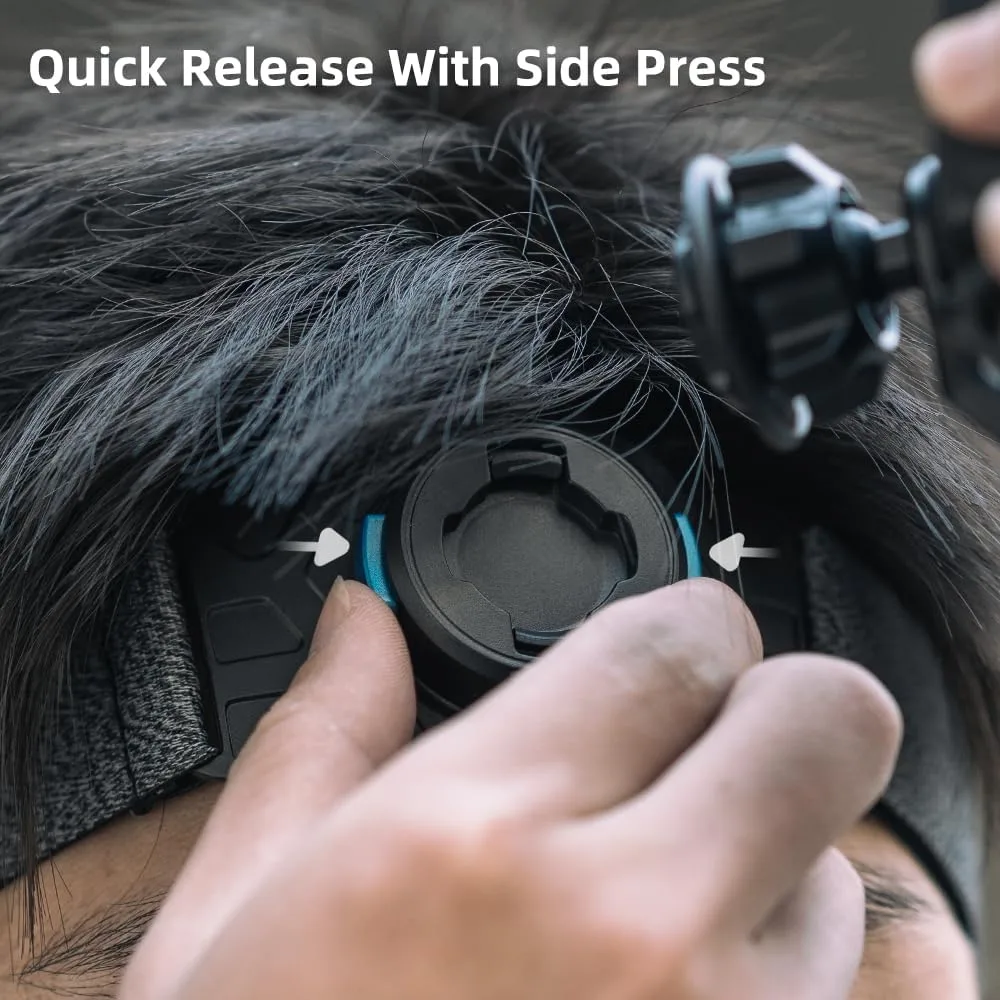 Universal Magnetic Quick Release Head Strap Mount for Gopro