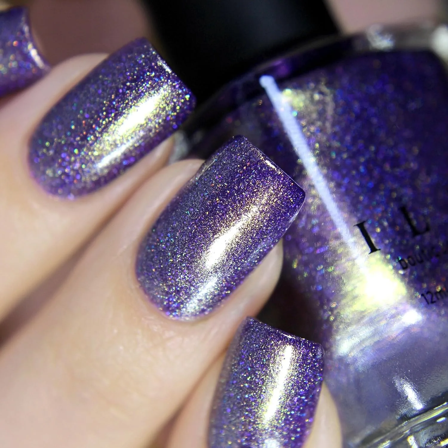 ILNP Art District - Regal Purple Holographic Nail Polish