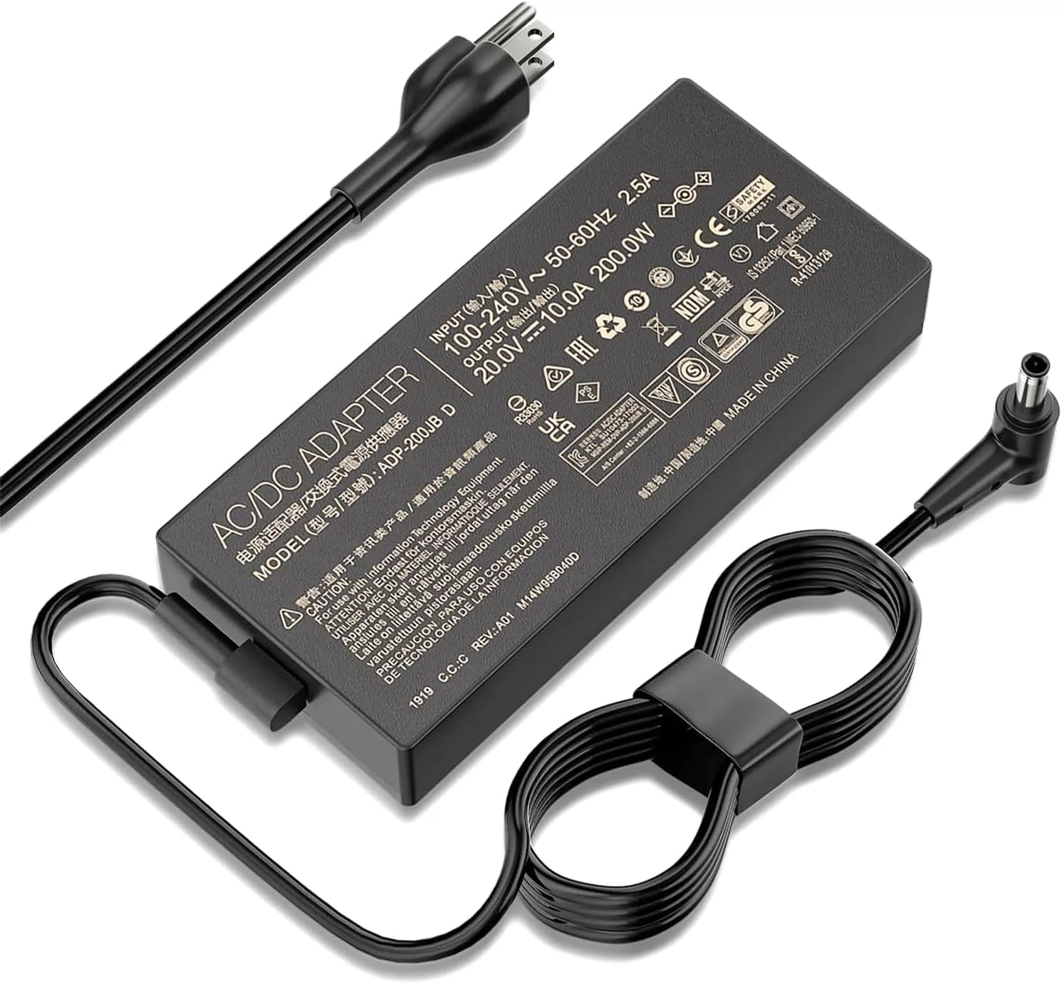200W Laptop Charger Compatible with ASUS ROG Strix G15 G17 G513 G713 G733