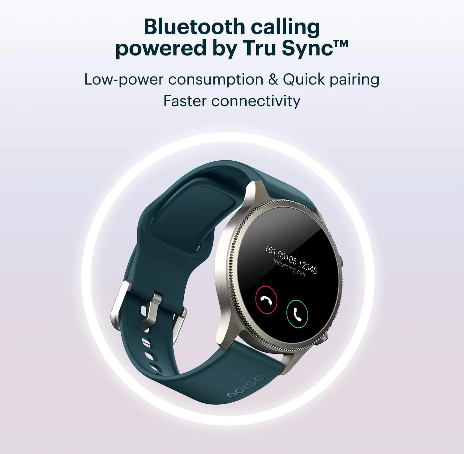 Noise Halo Premium Metallic Smartwatch, 1.43" AMOLED Display, 7 Day Battery, BT Calling (Make/Answer), Dust & Water Resistant, 100+ Sport Modes, NoiseFit App Supprt, 1 Year Warranty (Classic Black)