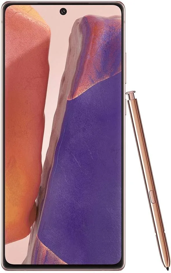 Samsung Galaxy Note 20, 128GB, Mystic Bronze - Locked to Verizon (Renewed)