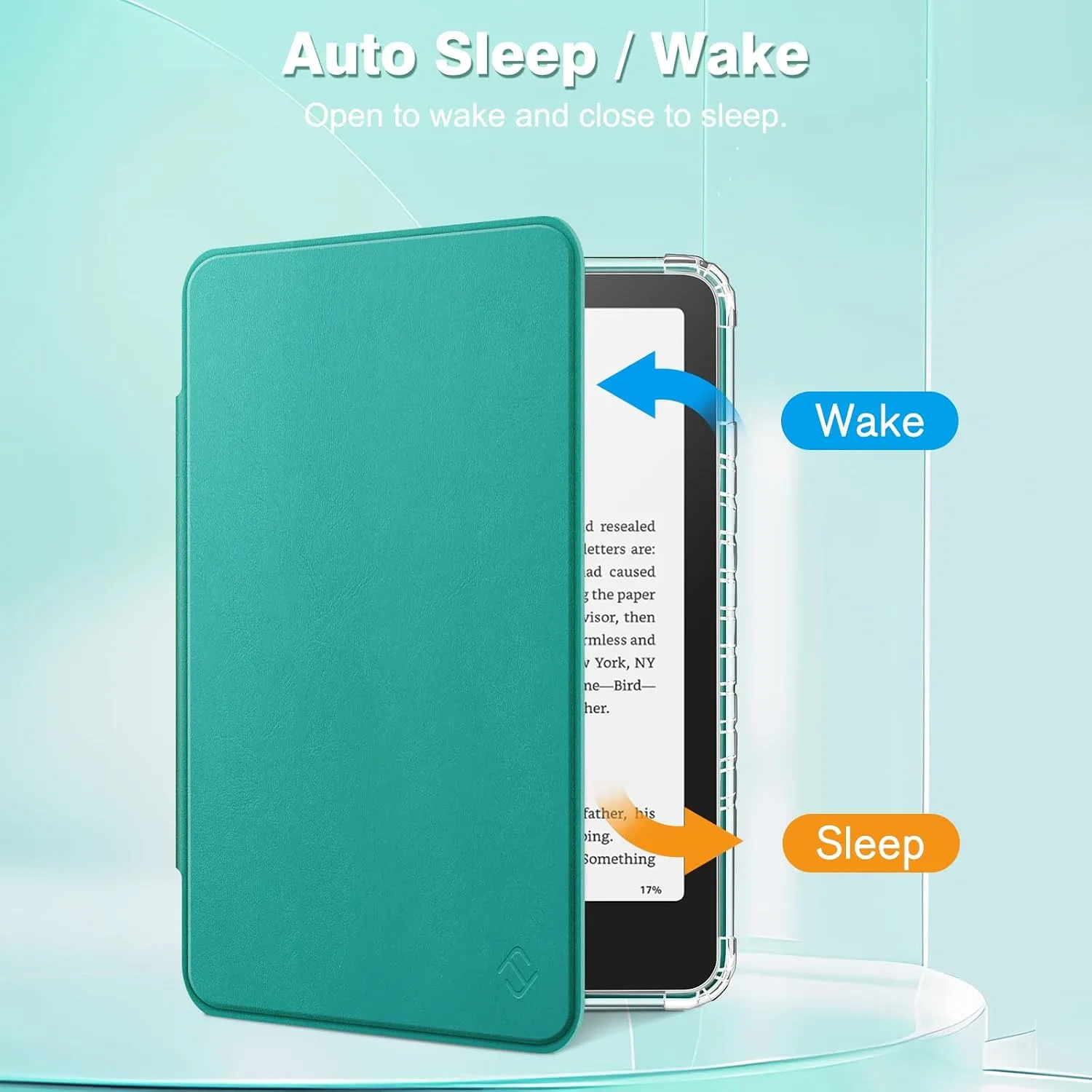 Fintie Clear Case for 7" Kindle Paperwhite 12th Gen 2024 & Kindle Colorsoft