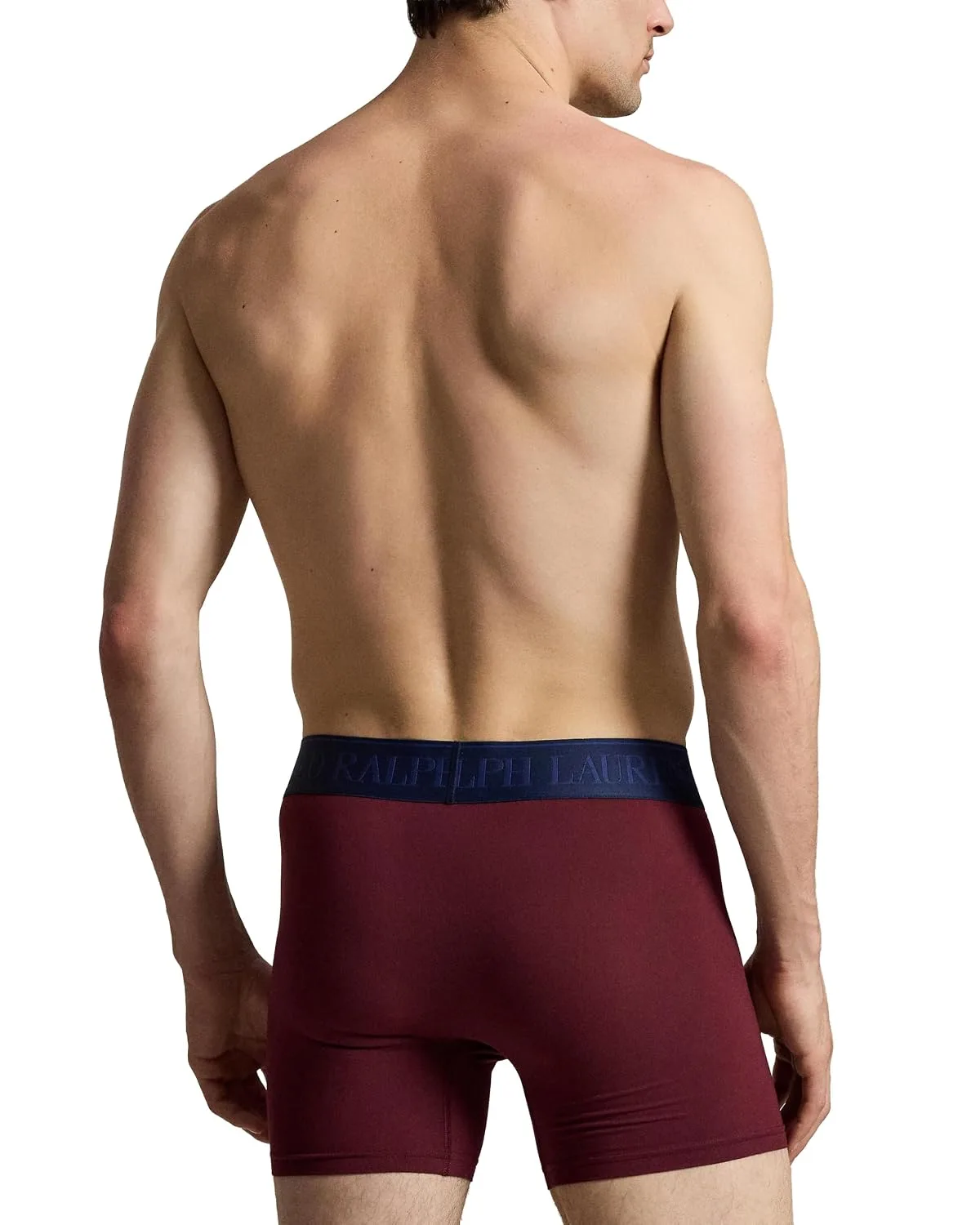POLO RALPH LAUREN Men's Underwear Boxer Briefs Pack, 3-Pack, 4D Flex Cooling Microfiber Underwear, Wicking Boxer Briefs