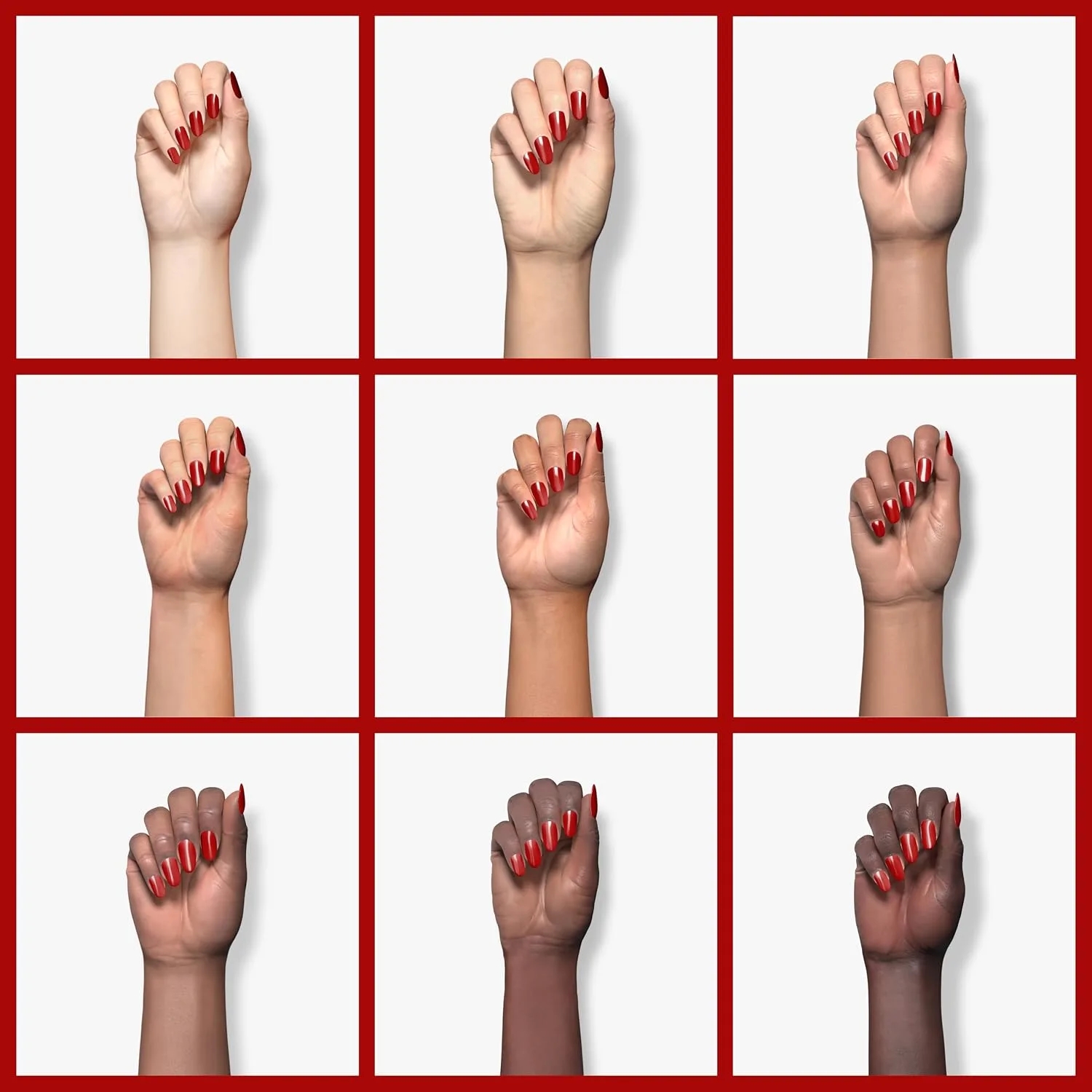 modelones Red Gel Nail Polish Nail Bright Ferrari Red Gel Polish