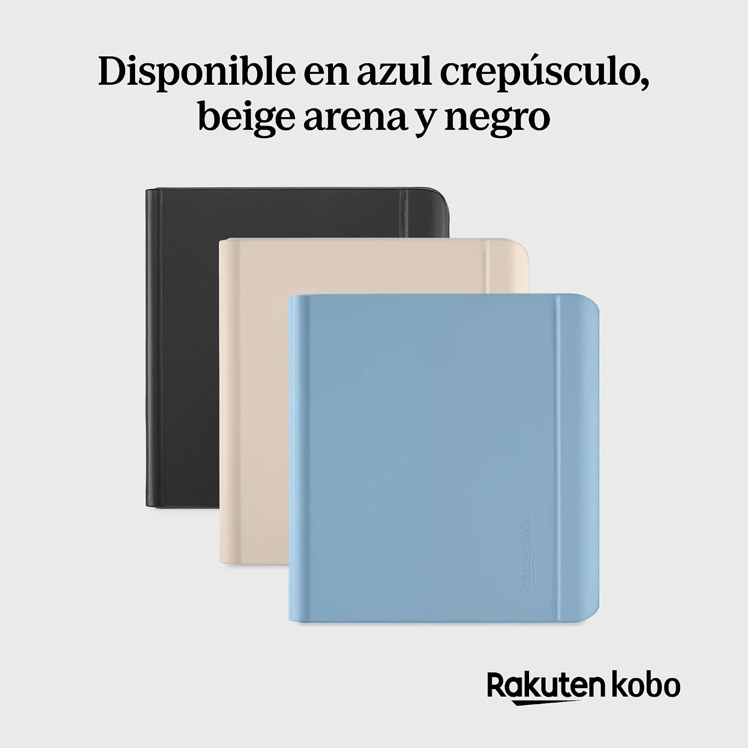 Kobo Libra Colour SleepCover Case | Sand Beige Notebook | Sleep/Wake Technology | Built-in 2-Way Stand | Vegan Leather | Compatible with 7” Kobo Libra Colour eReader