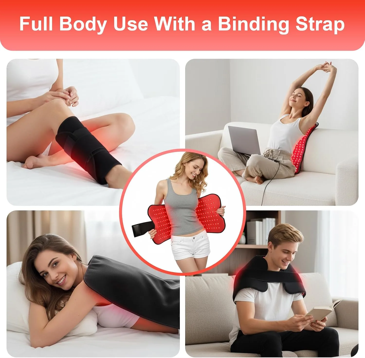 Red Light Therapy for Body 31.1" x 14.2" Red Light Therapy 240 LEDs W240