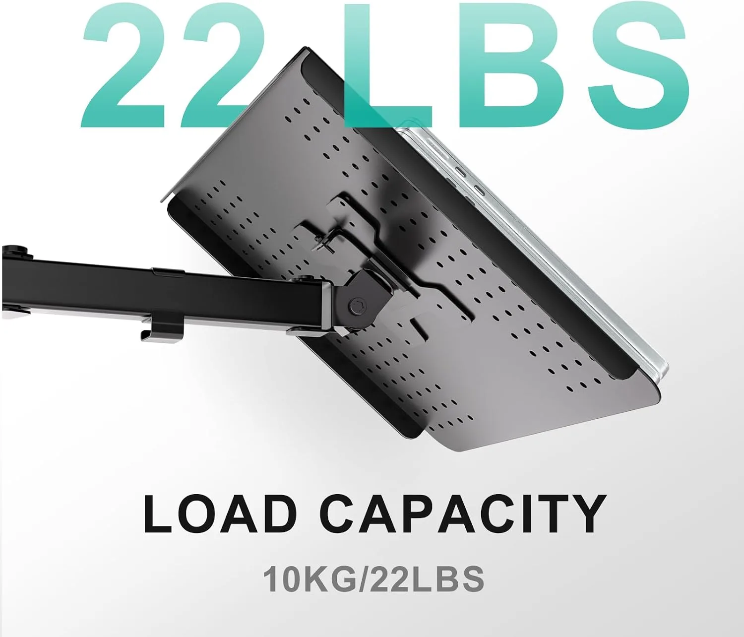 WALI Adjustable Laptop Desk Mount for 17 inch Notebook or 32 inch Screen