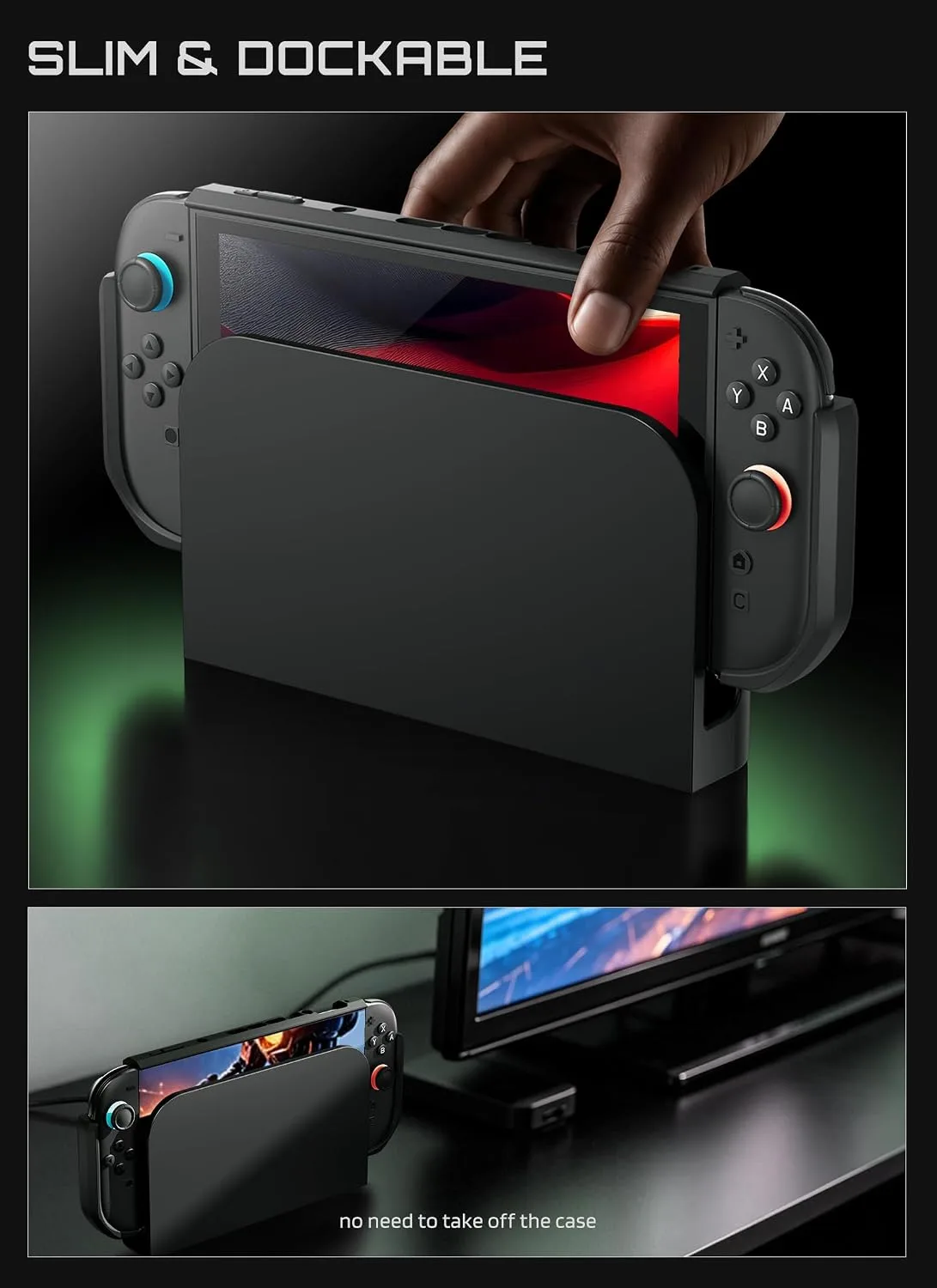 SUPCASE for Nintendo Switch 2 Case 2025, Joy Con Remove Friendly, Red