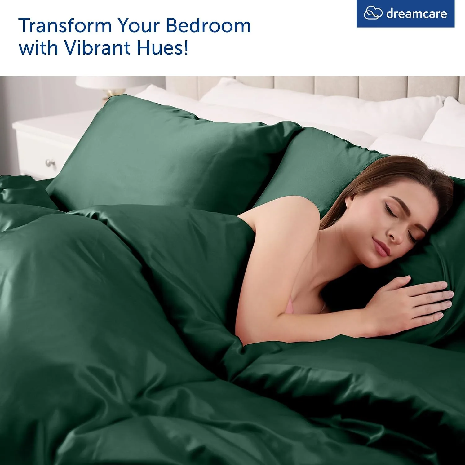 DREAMCARE King Size Sheets Set - 6 pcs Breathable Cooling Sheets King Size