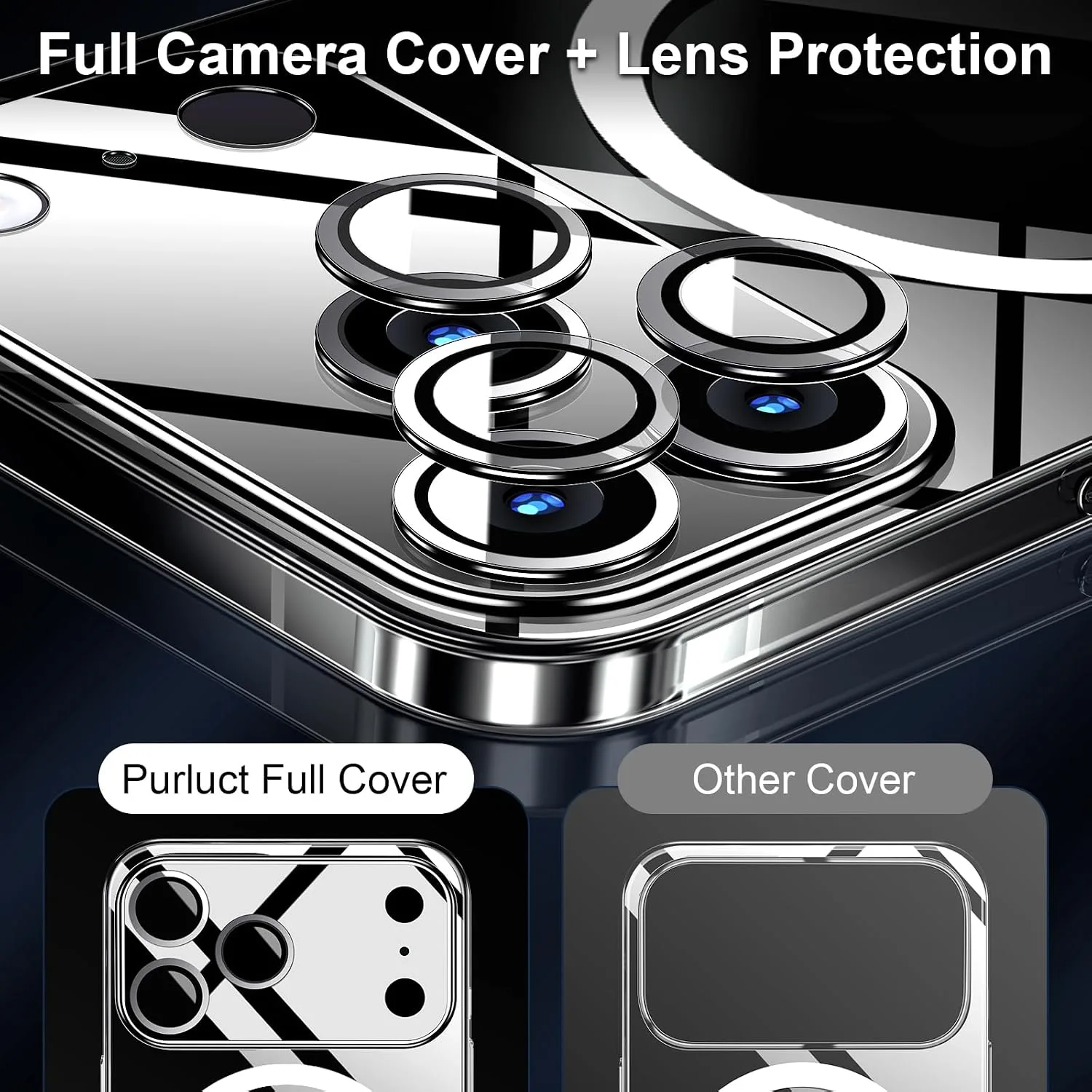 Magnetic Slim Designed for iPhone 18 Pro Max Case[Compatible with MagSafe],Thin Finish Skin Hard Back Case [Non Yellowing] Ultra Protective Fit Cover with Camera Protection 6.9 Inch (Clear)