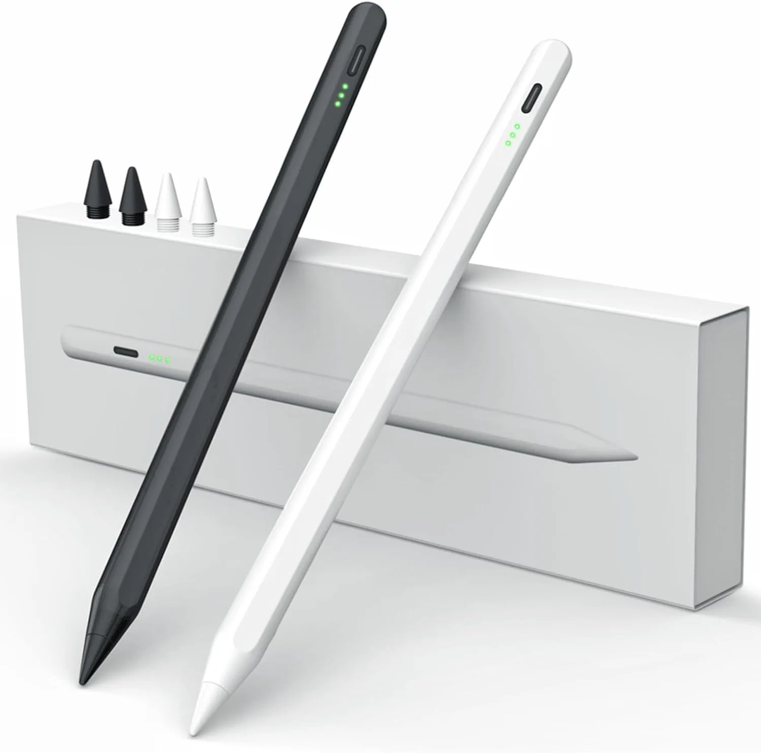 Lápiz Stylus Meko para iPad con rechazo de palma y sensor de inclinación blanco