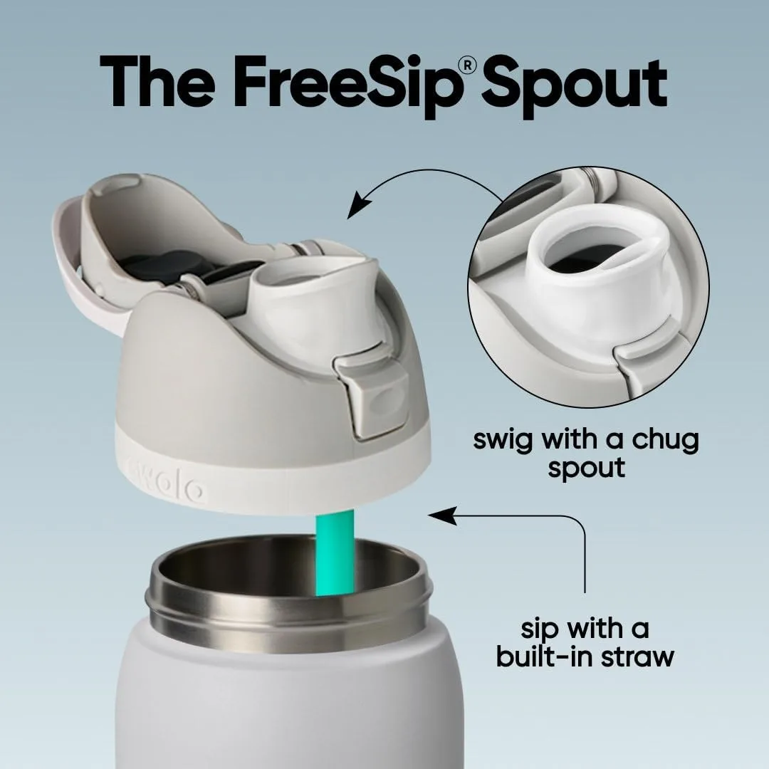 Owala FreeSip Stainless Steel Water Bottle 40 oz Denim