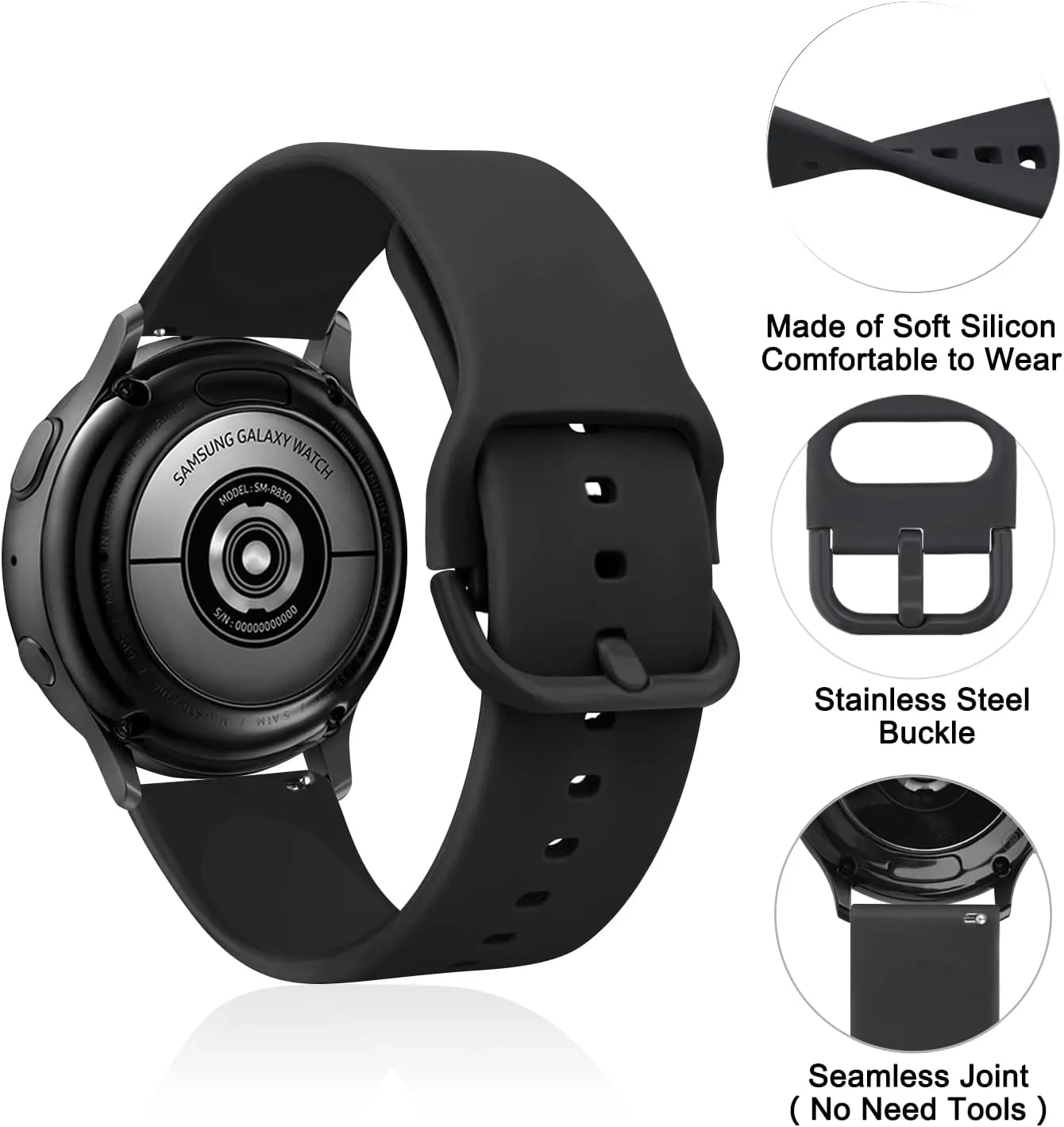 AK Band for Amazfit GTS 4 / GTS 4 Mini / GTS 3 / GTS 2 / GTS 2e / GTS 2 mini / GTS / GTR mini Bands, 20mm Soft Replacement Sport Strap for Amazfit Bip 3 / Bip 3 Pro / Bip U Pro / Bip / Bip Lite / Bip S / Bip S lite / Bip U Smart Watch Women Men