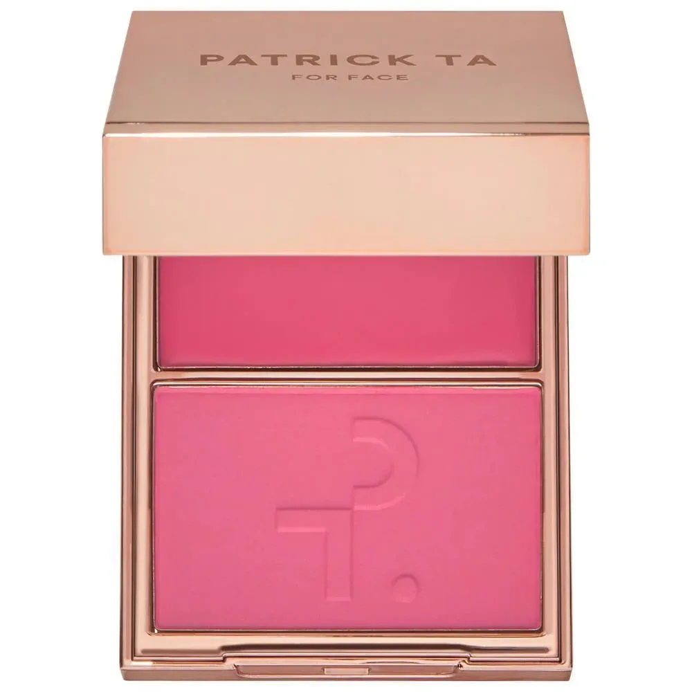 Major Headlines Double-Take Dúo Rubor en Crème y en Polvo - Just Enough soft blue pink - She's a Doll bright neutral pink